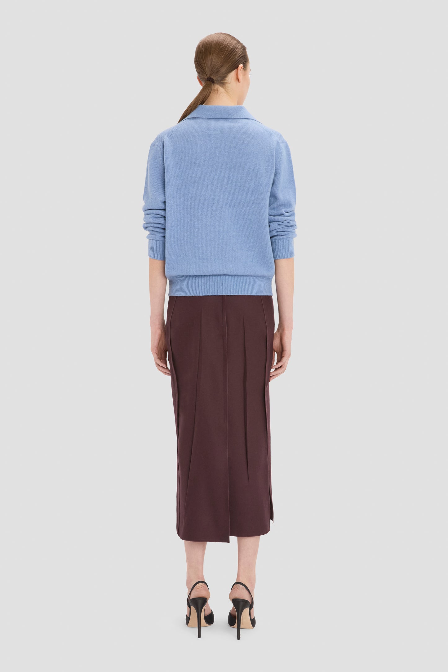 Genevieve Jumper In Ocean Mist Melange