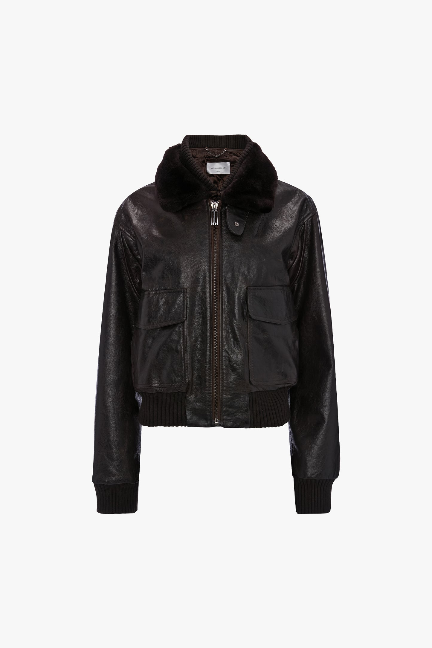 Aviator Jacket In Dark Earth