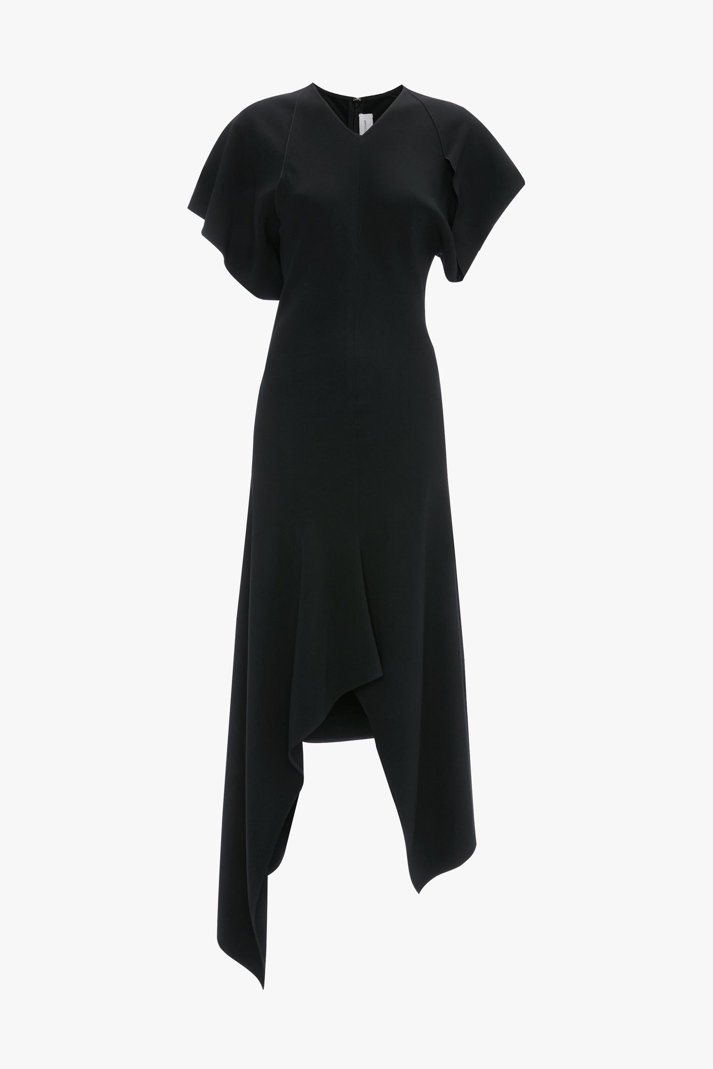 Panelled Dress In Black
