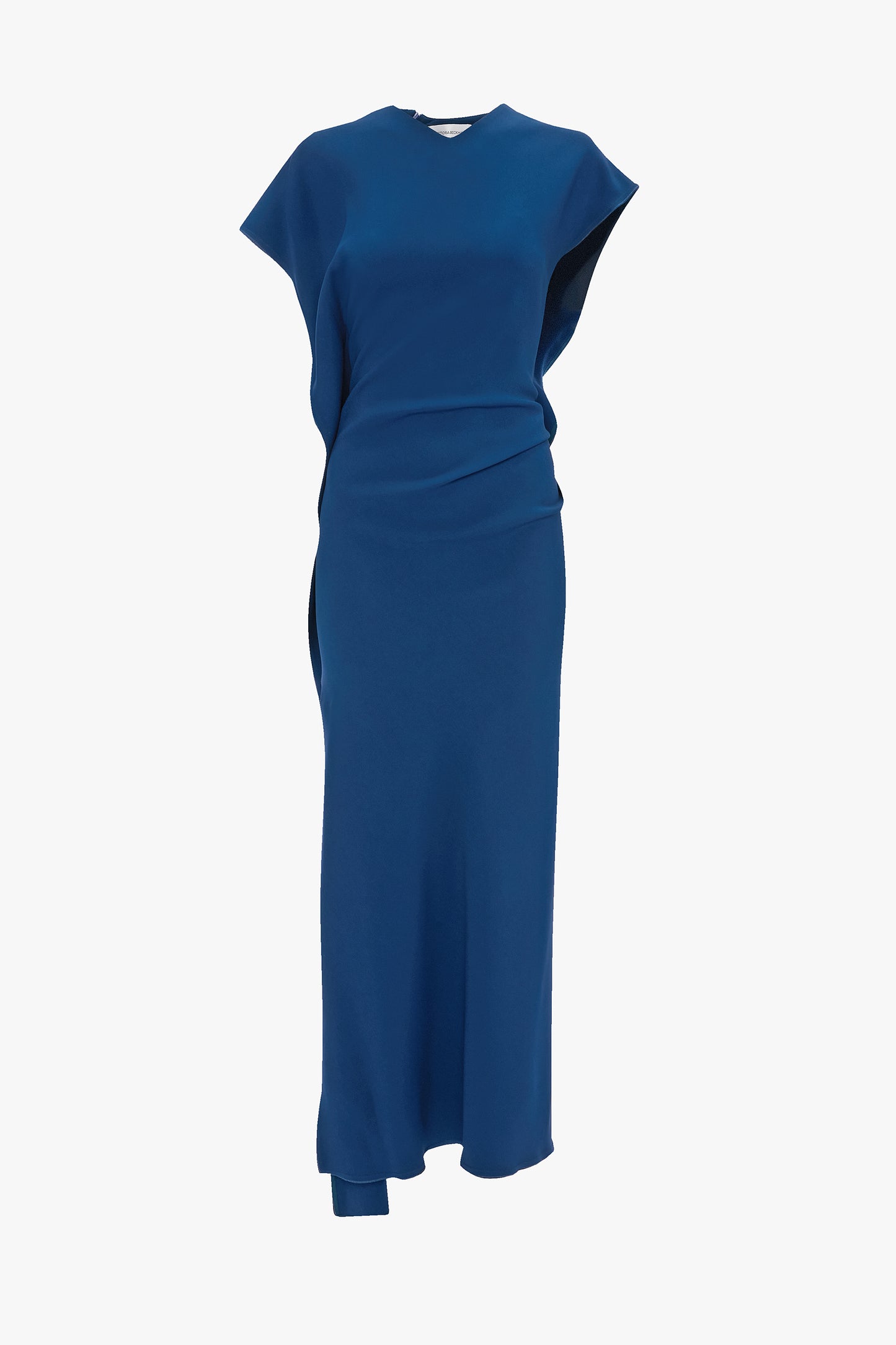 Victoria Midi Dress In Dark Ocean