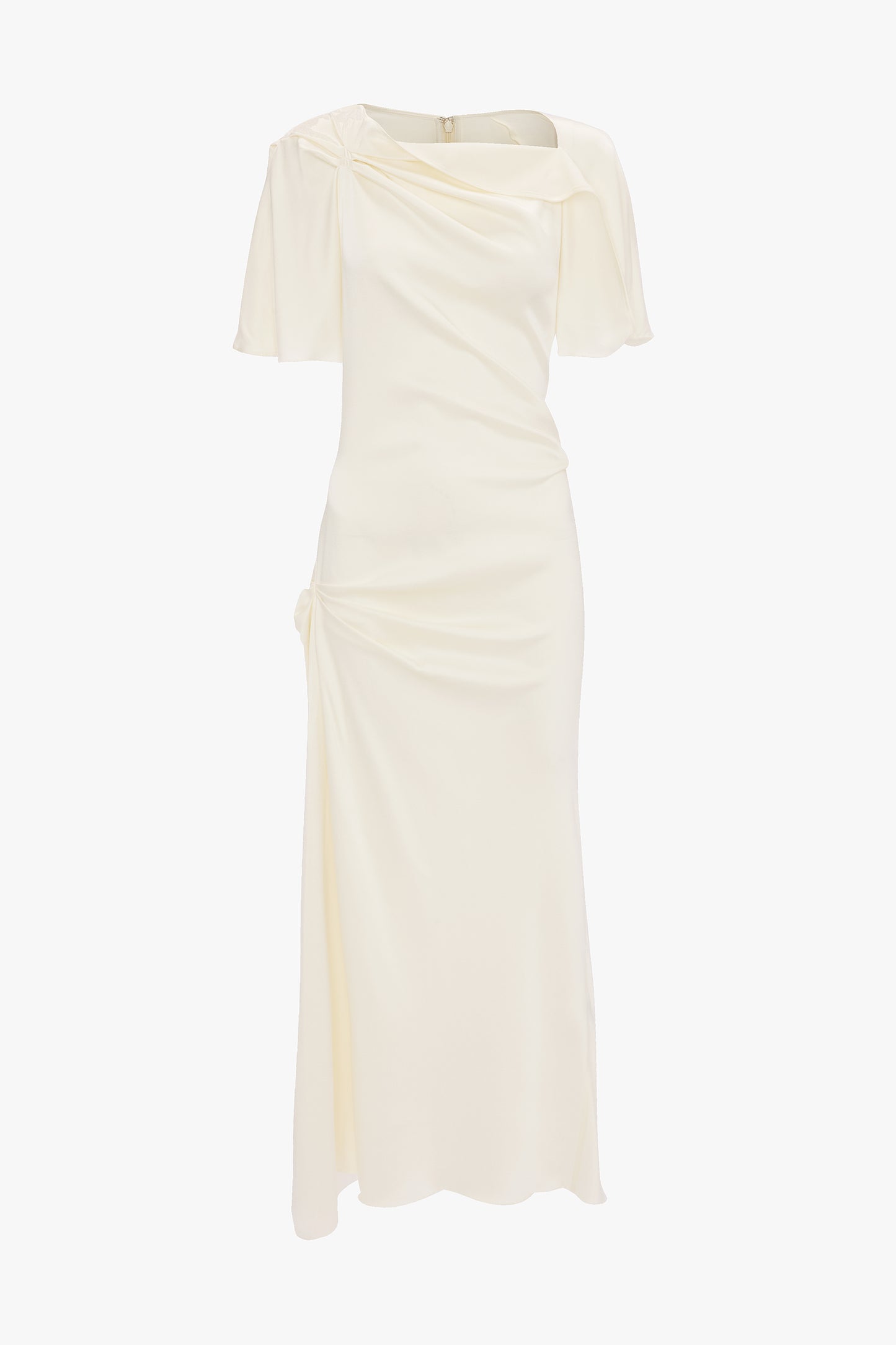 Cap Sleeve Dress In Ivory