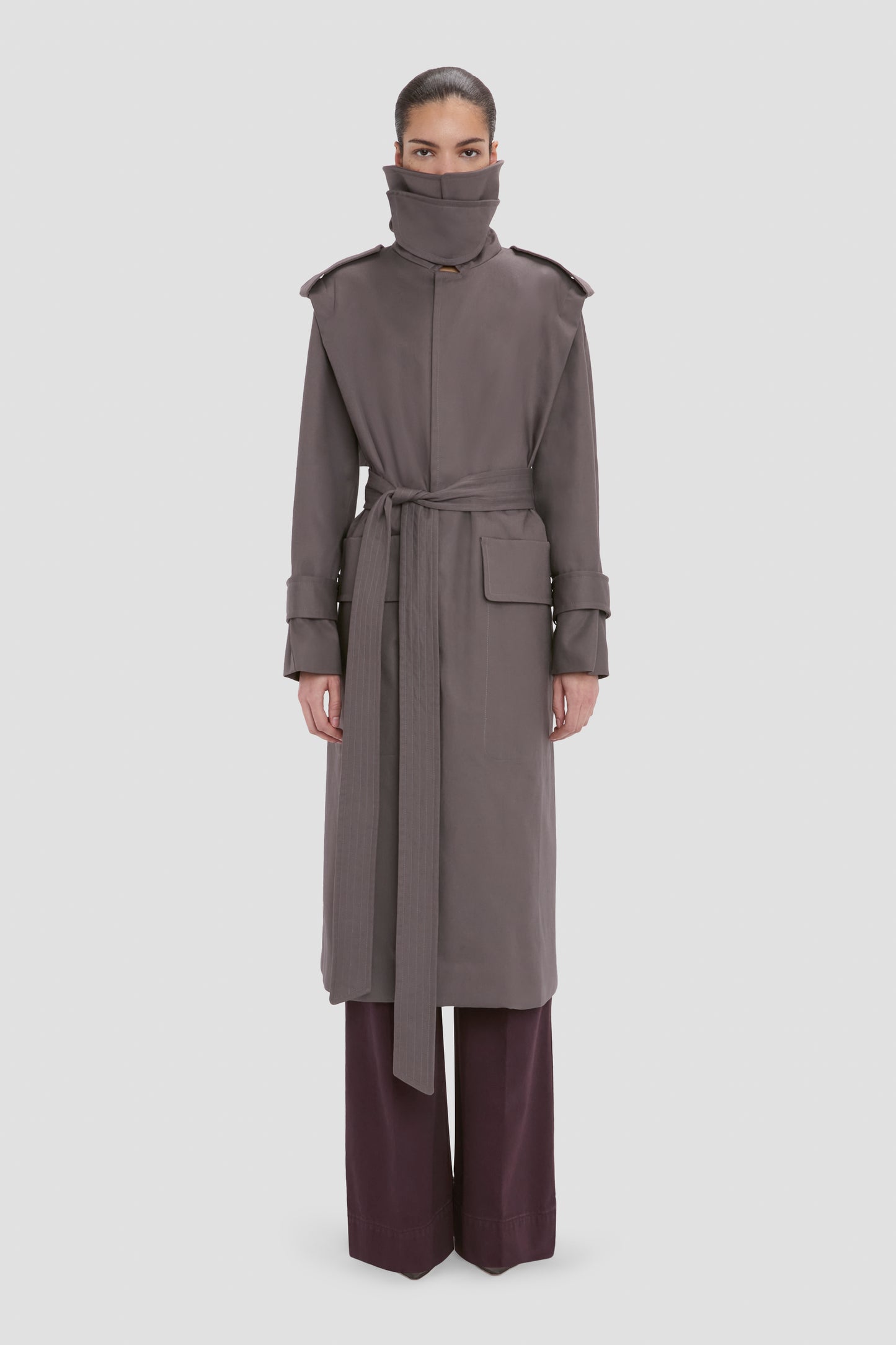 Philippa Trench Coat In Ore