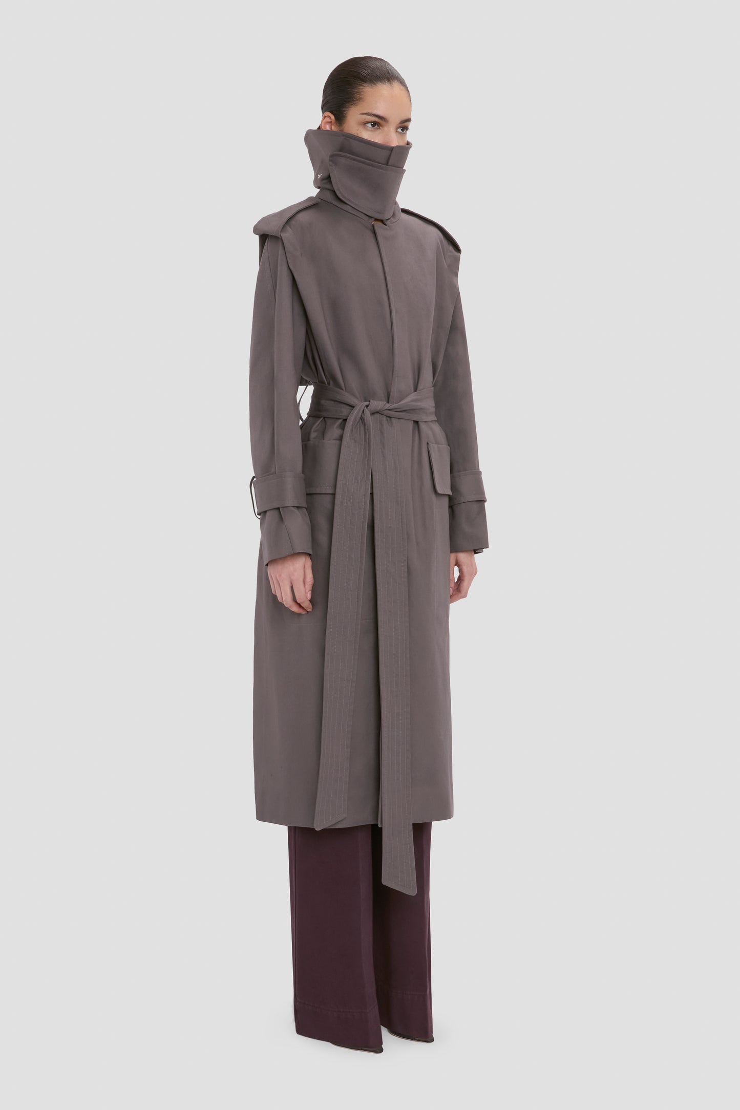 Philippa Trench Coat In Ore