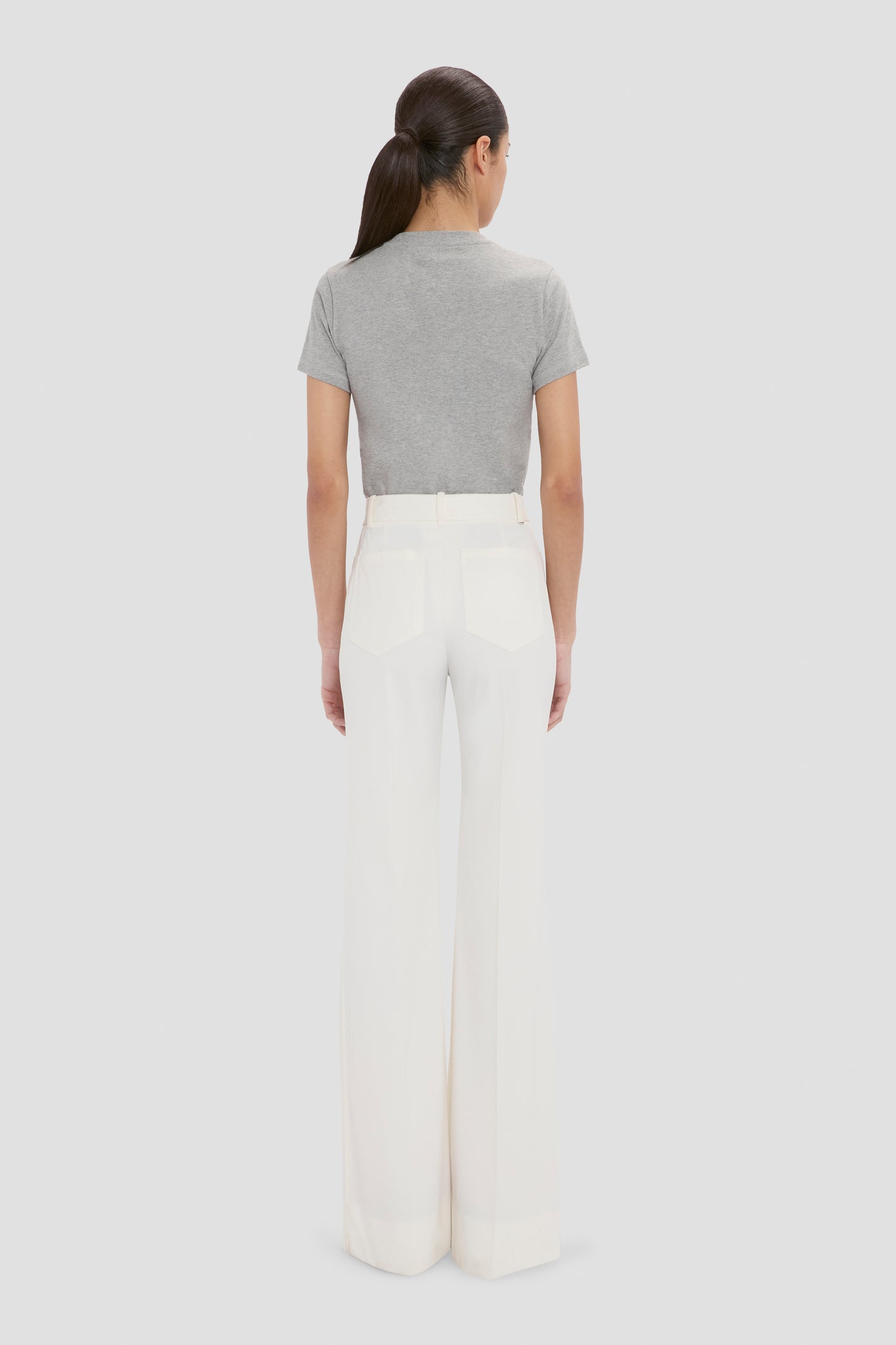 Alina Trouser In Ivory