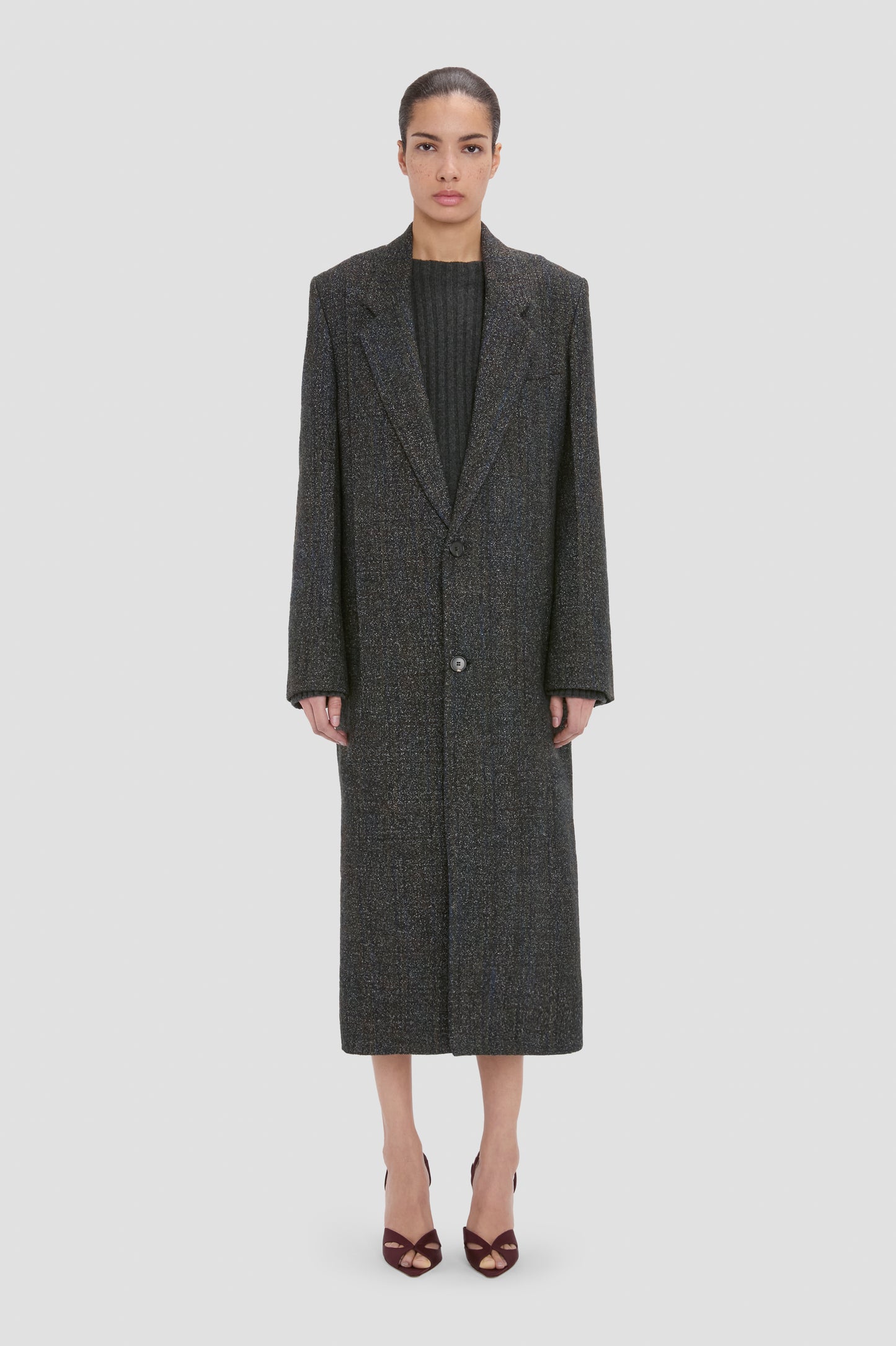 Tailored Coat In Ore Melange