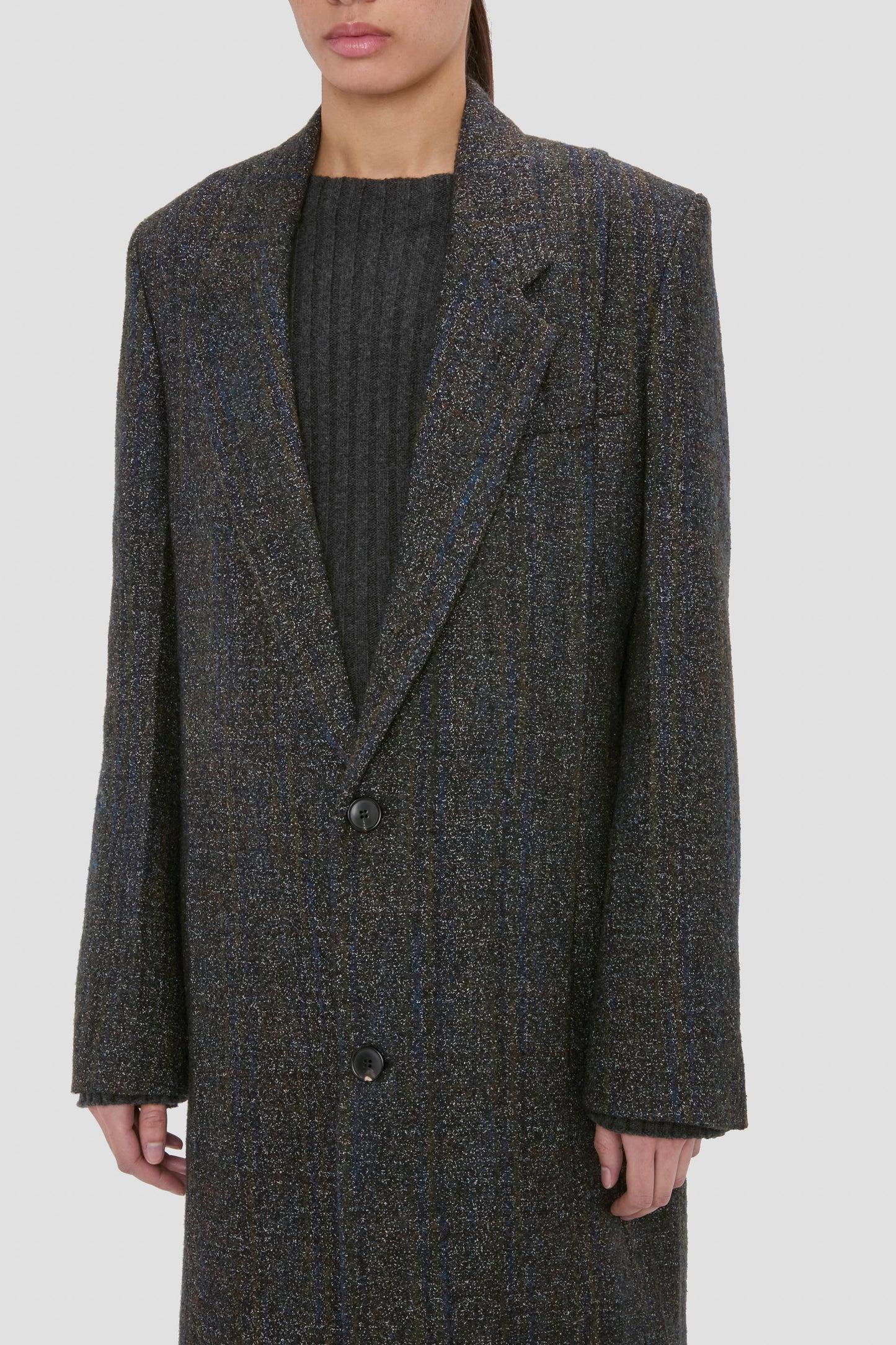 Tailored Coat In Ore Melange