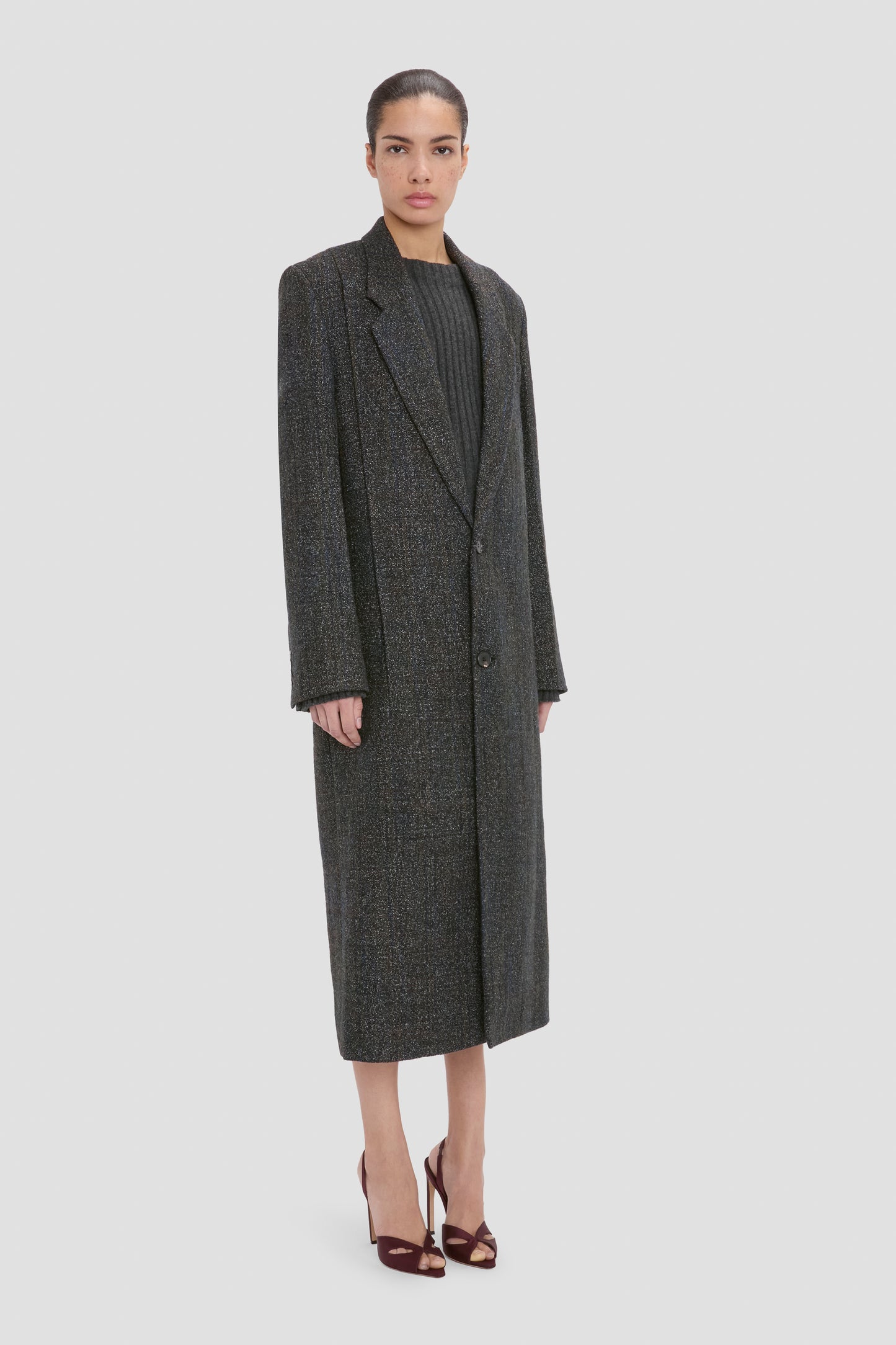 Tailored Coat In Ore Melange