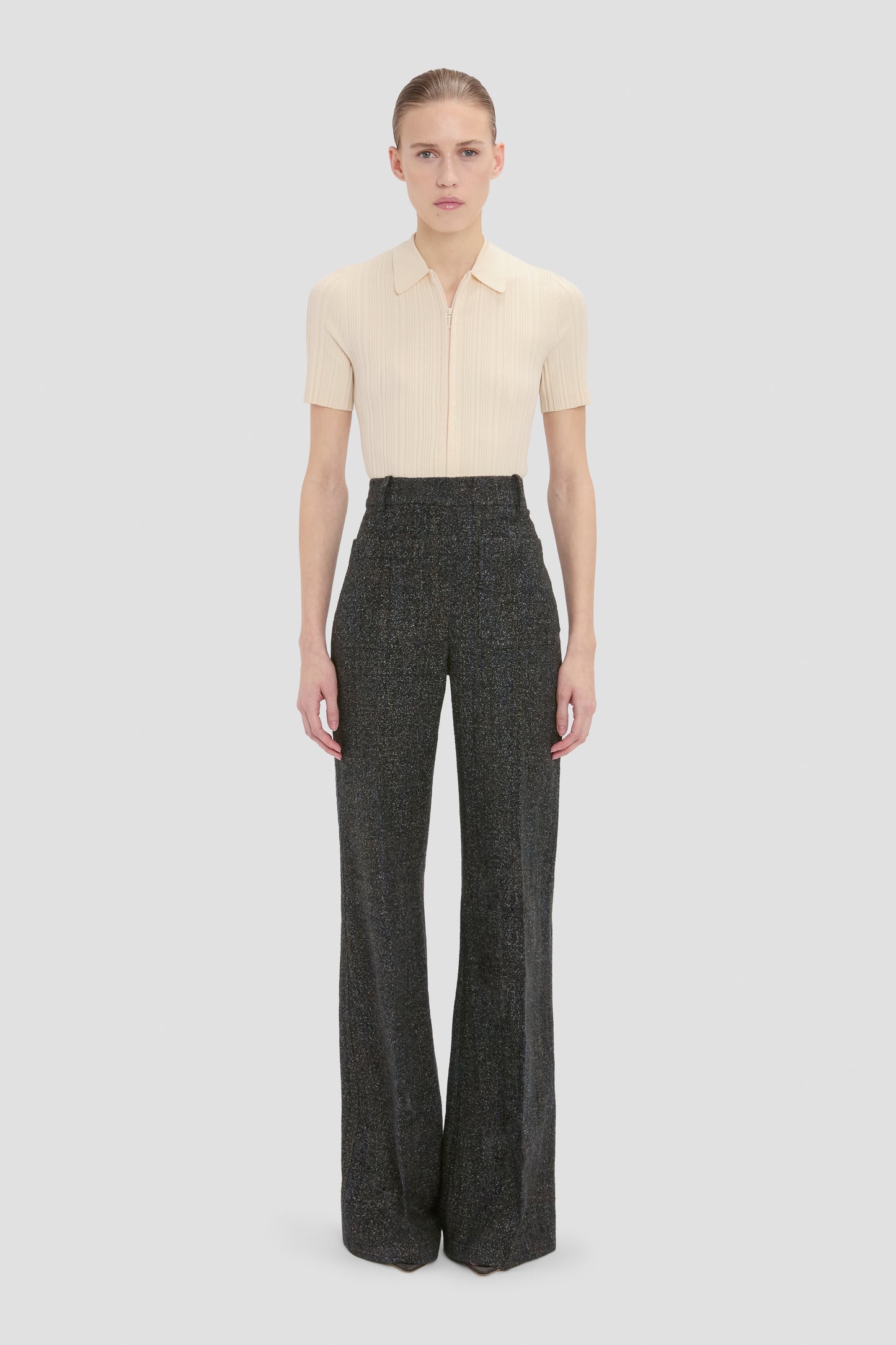 Alina Trouser In Ore Melange