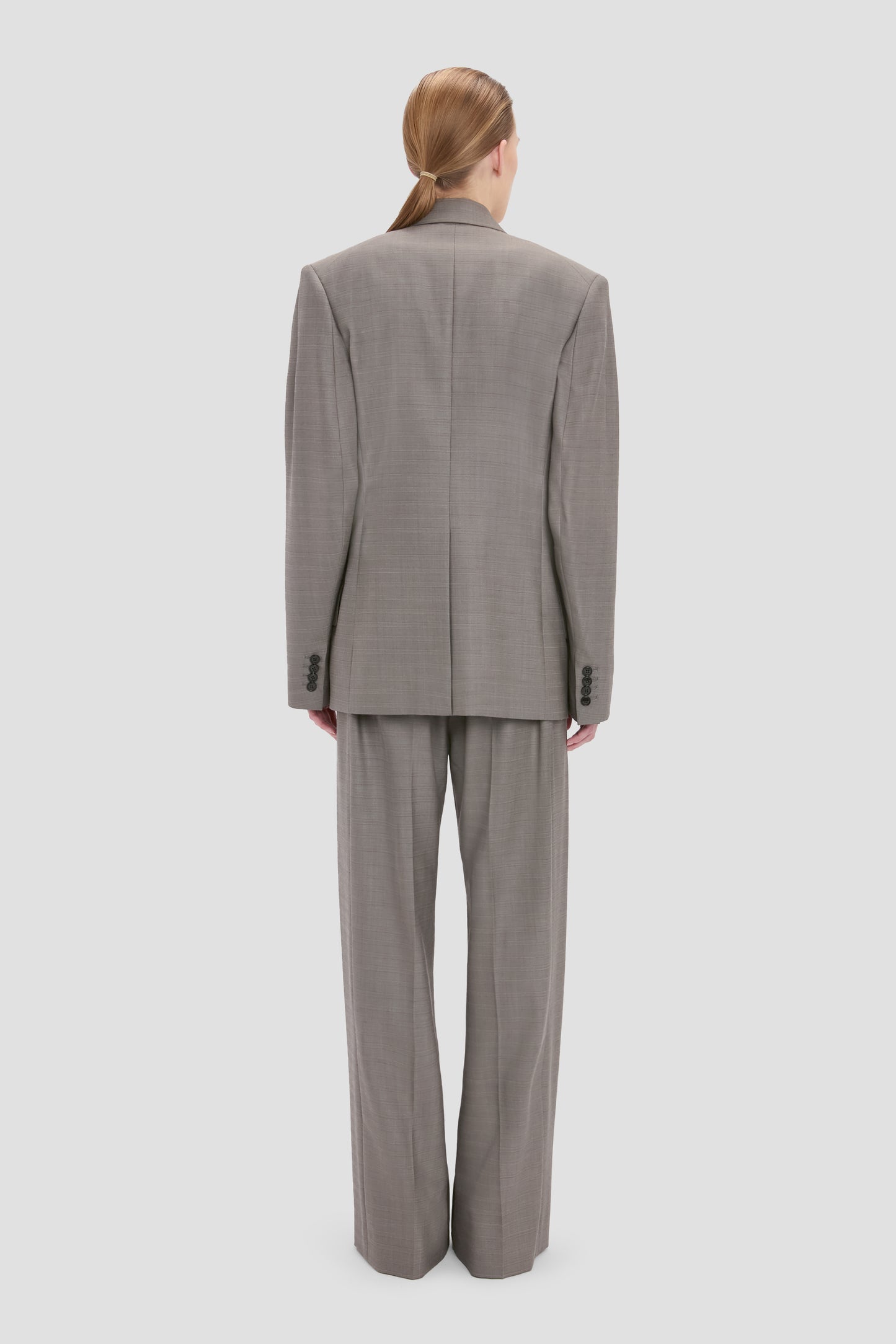 Sculptural Sleeve Jacket In Nickel