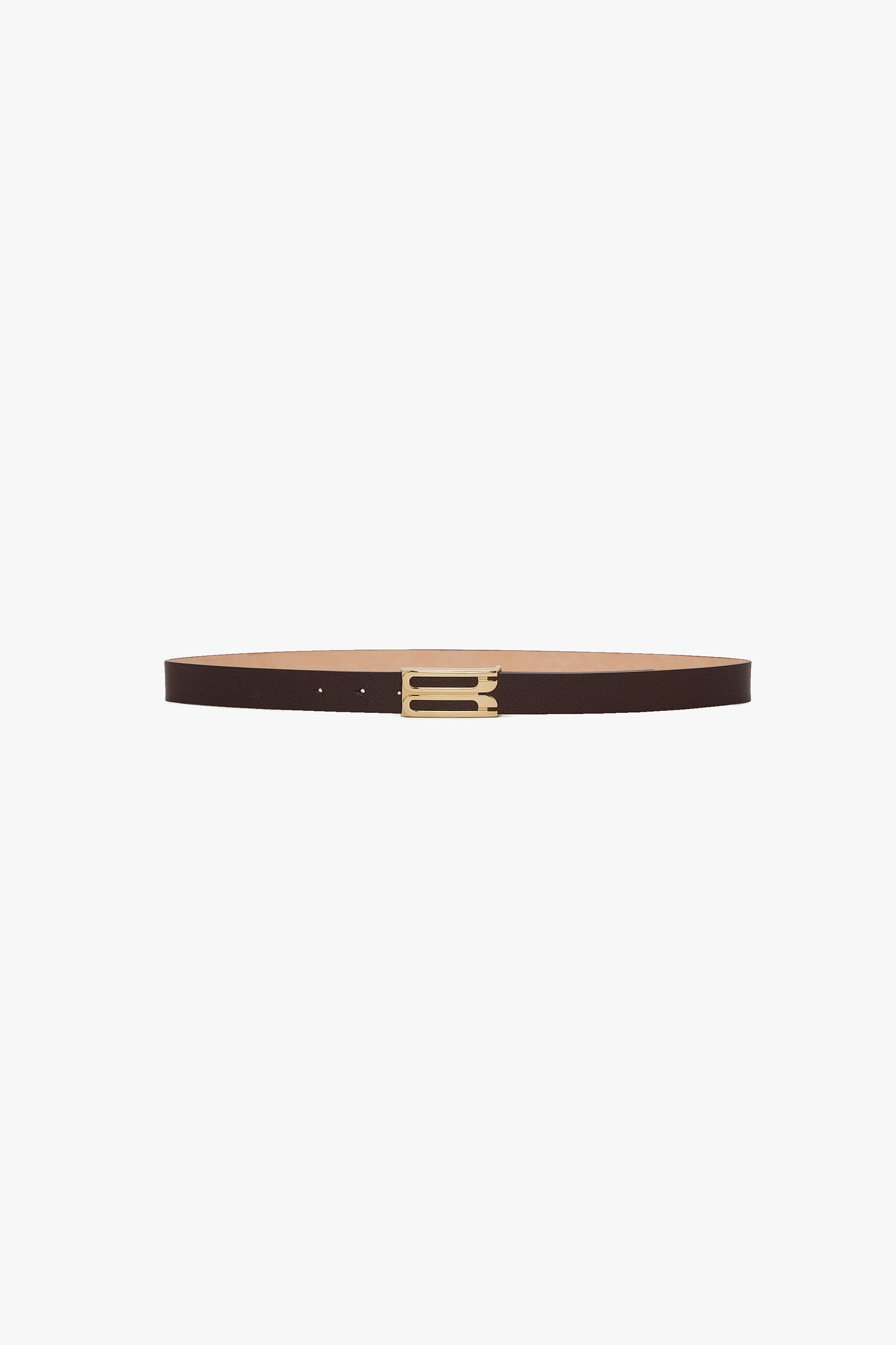 Dorian Frame Belt Burgundy 25mm Grainy Calf Leather