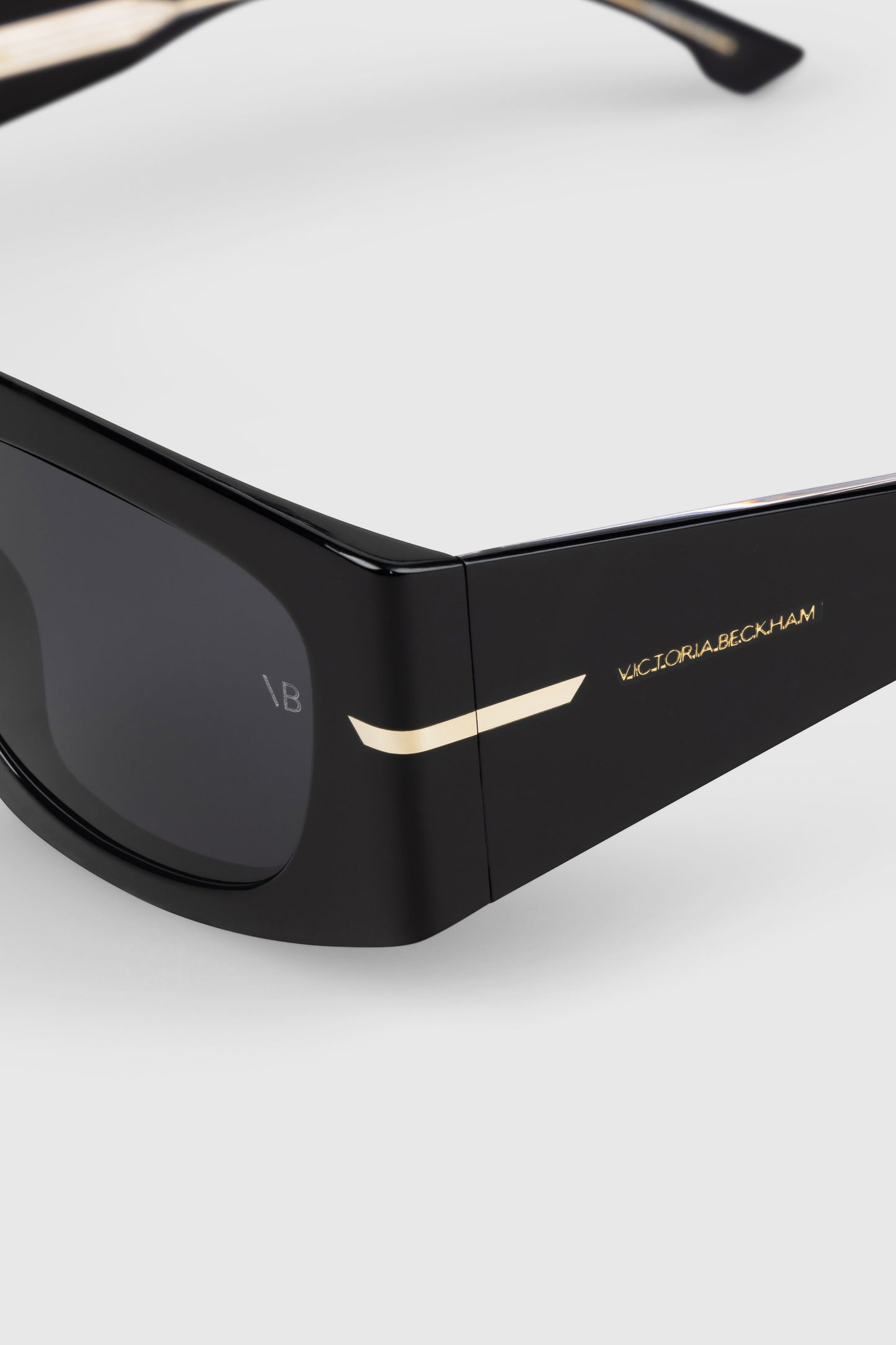 Rectangular Acetate Frame In Black