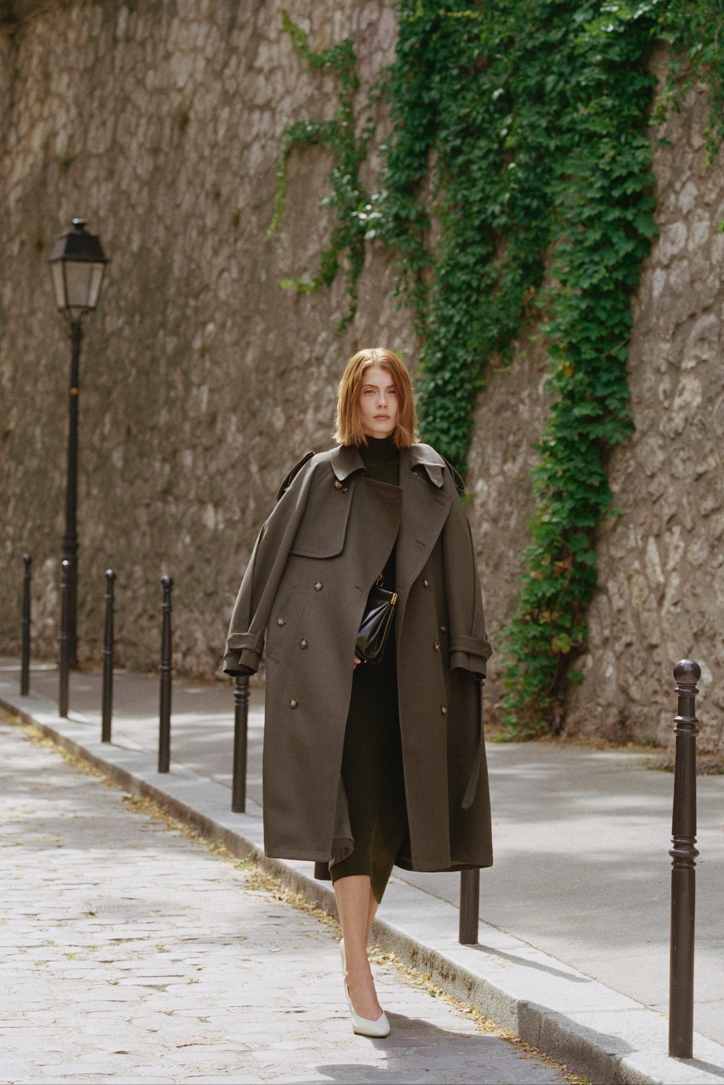 Trench Coat In Green