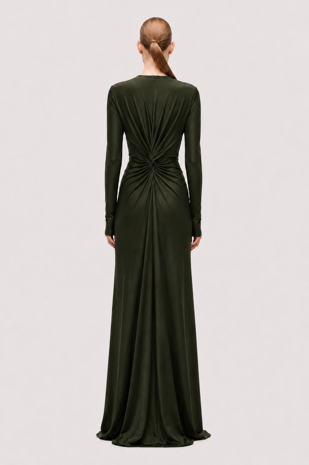 Aida Gown In Dark Green