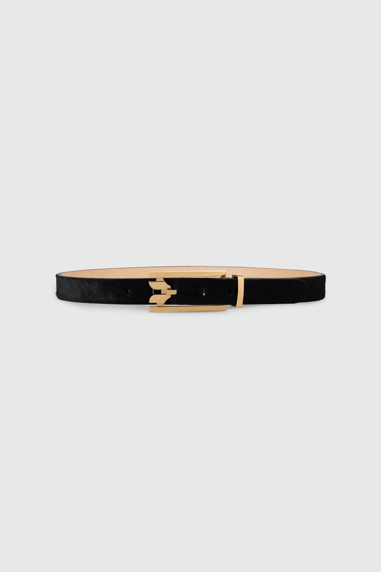 Dorian Pin-Buckle Belt 25 Hair Calf Leather