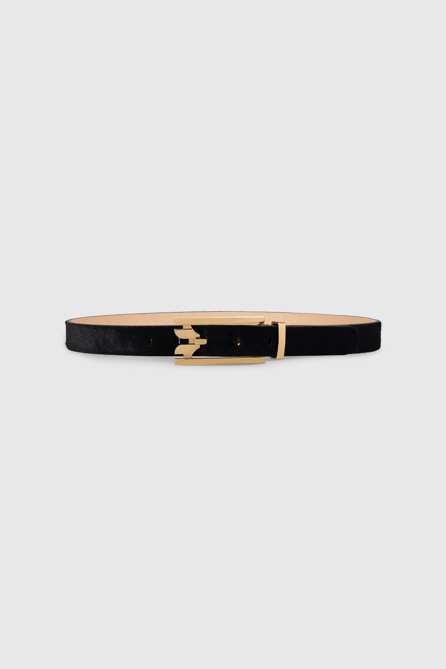Dorian Pin-Buckle Belt 25 Hair Calf Leather