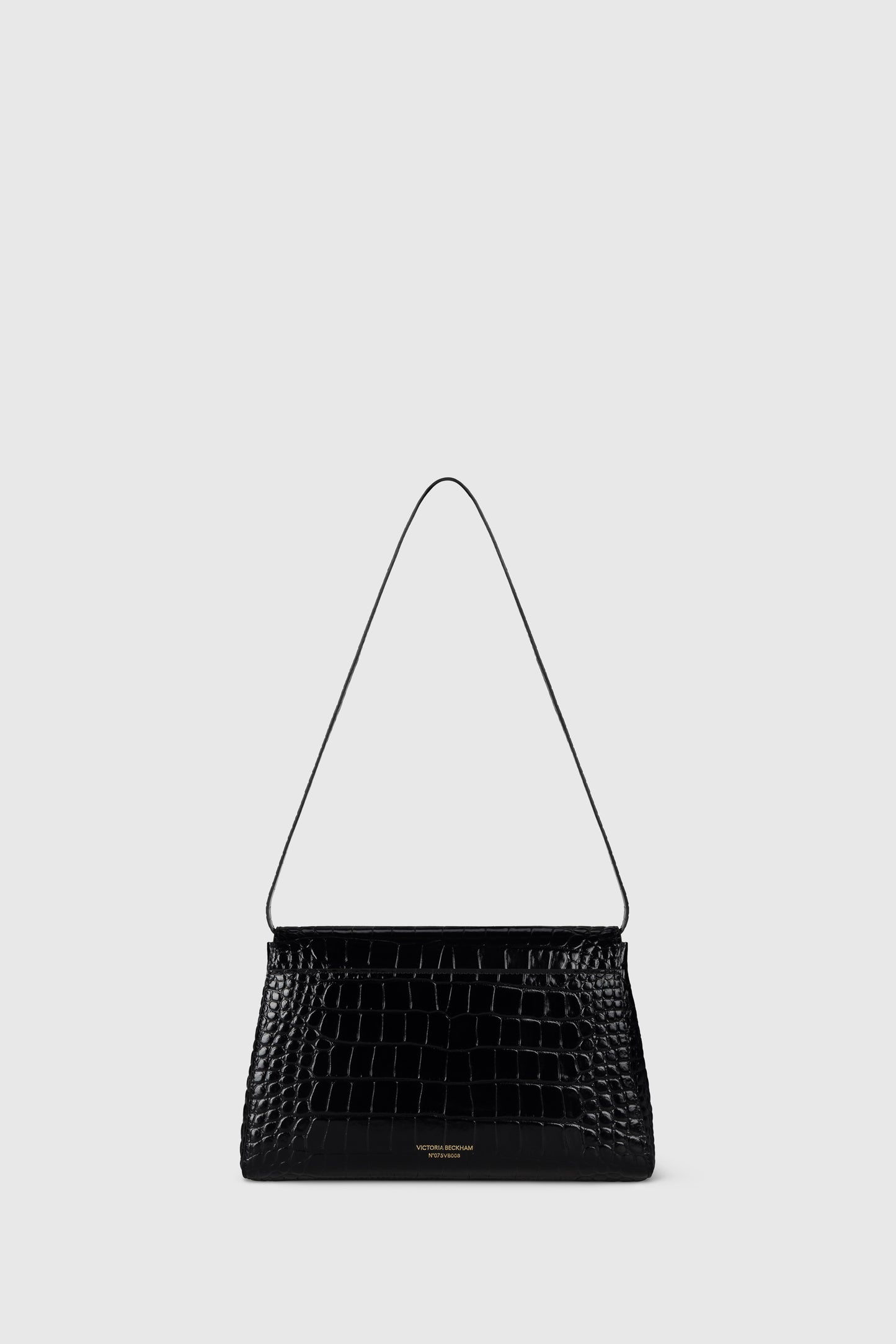 Dorian Trapeze Bag Croc Embossed Leather
