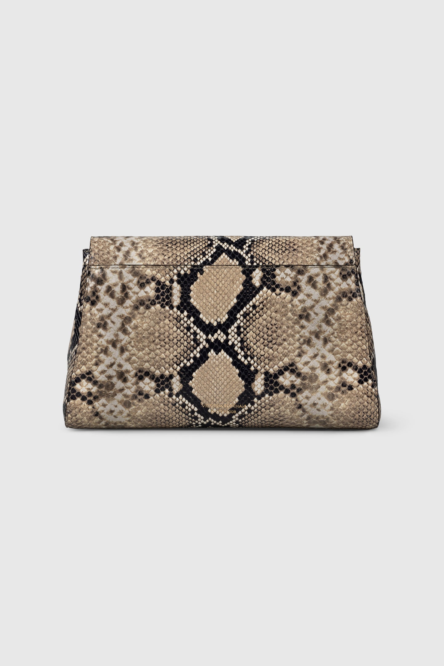 Dorian Trapeze Bag Snake Print Leather