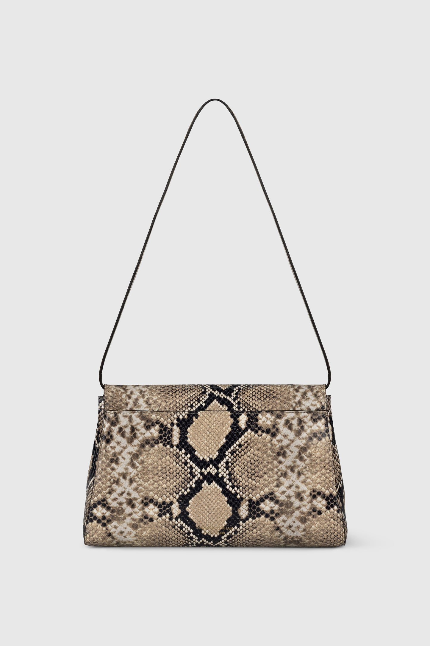 Dorian Trapeze Bag Snake Print Leather