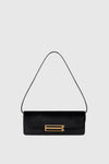 Dorian East-West Clutch Hair Calf Leather
