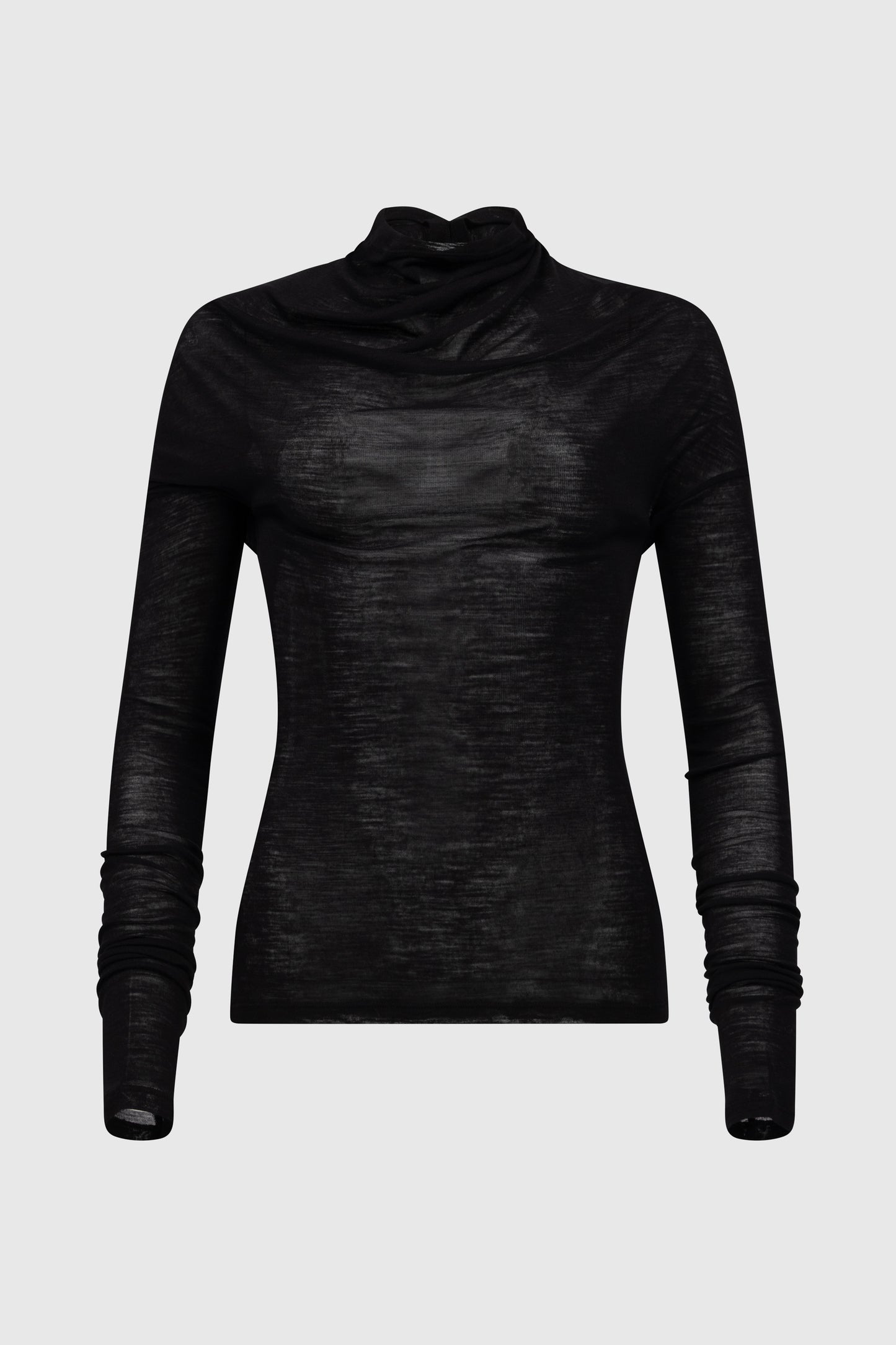 Draped Top In Black