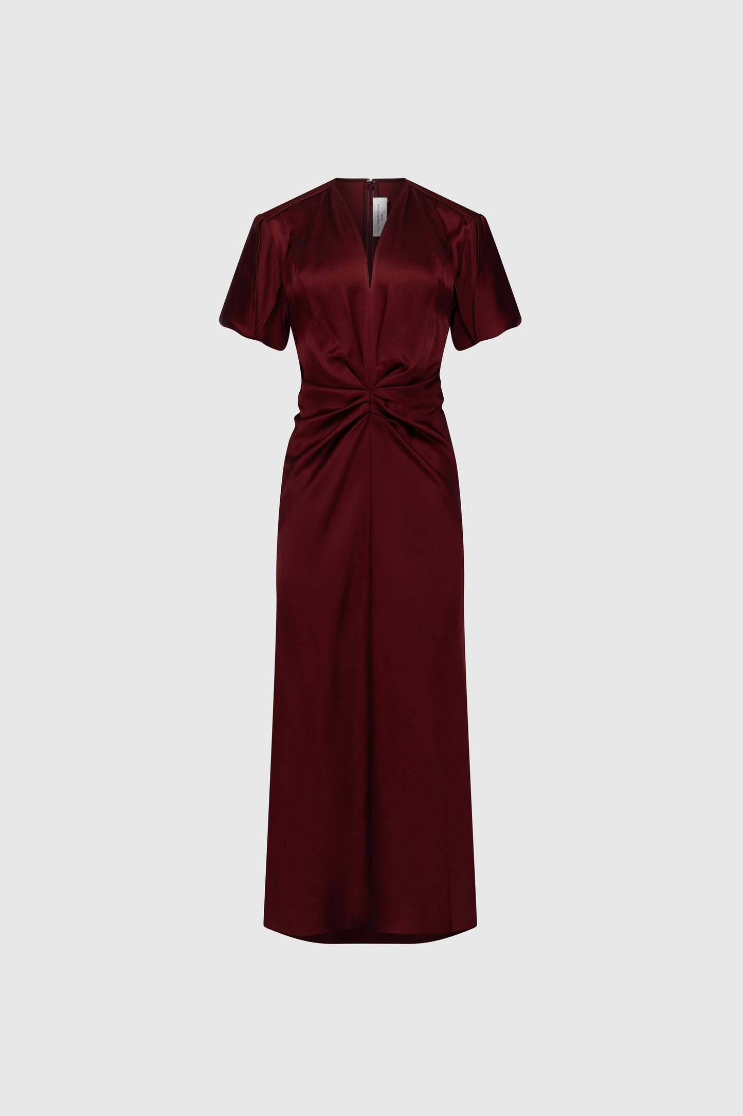 Eve Midi Dress In Burgundy