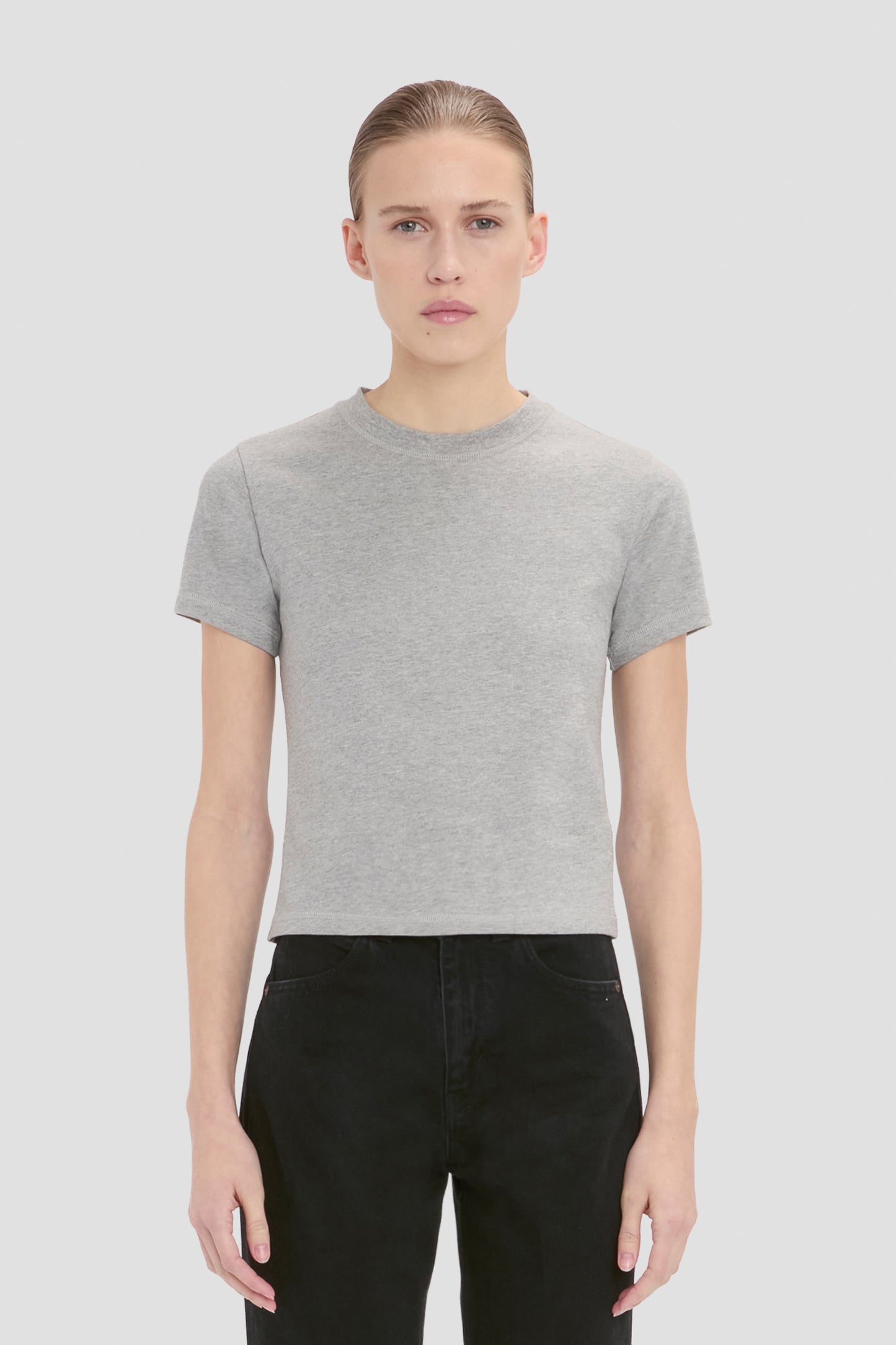 Jamie T-Shirt In Grey Marl