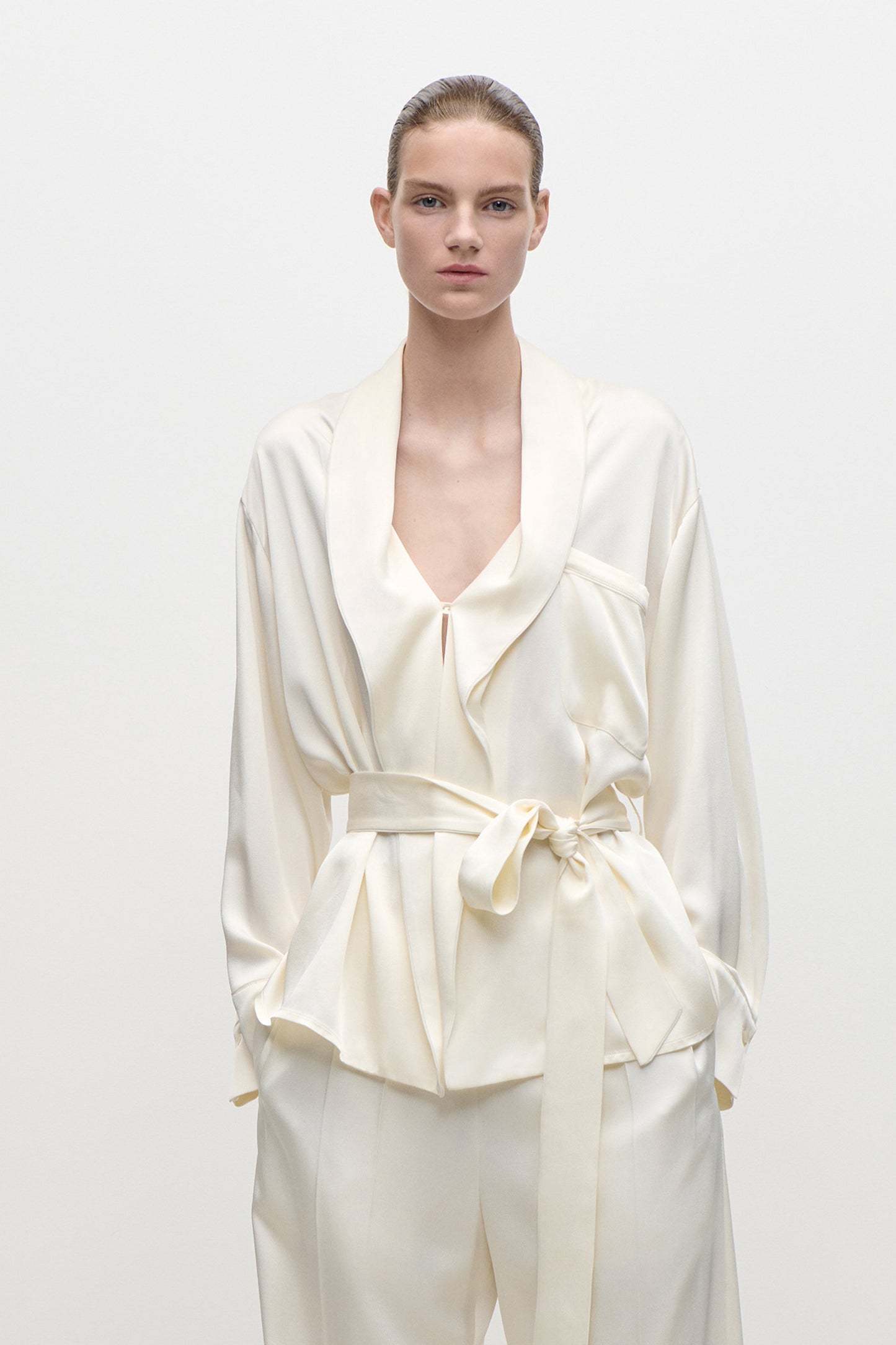 Alba Blouse In Ivory