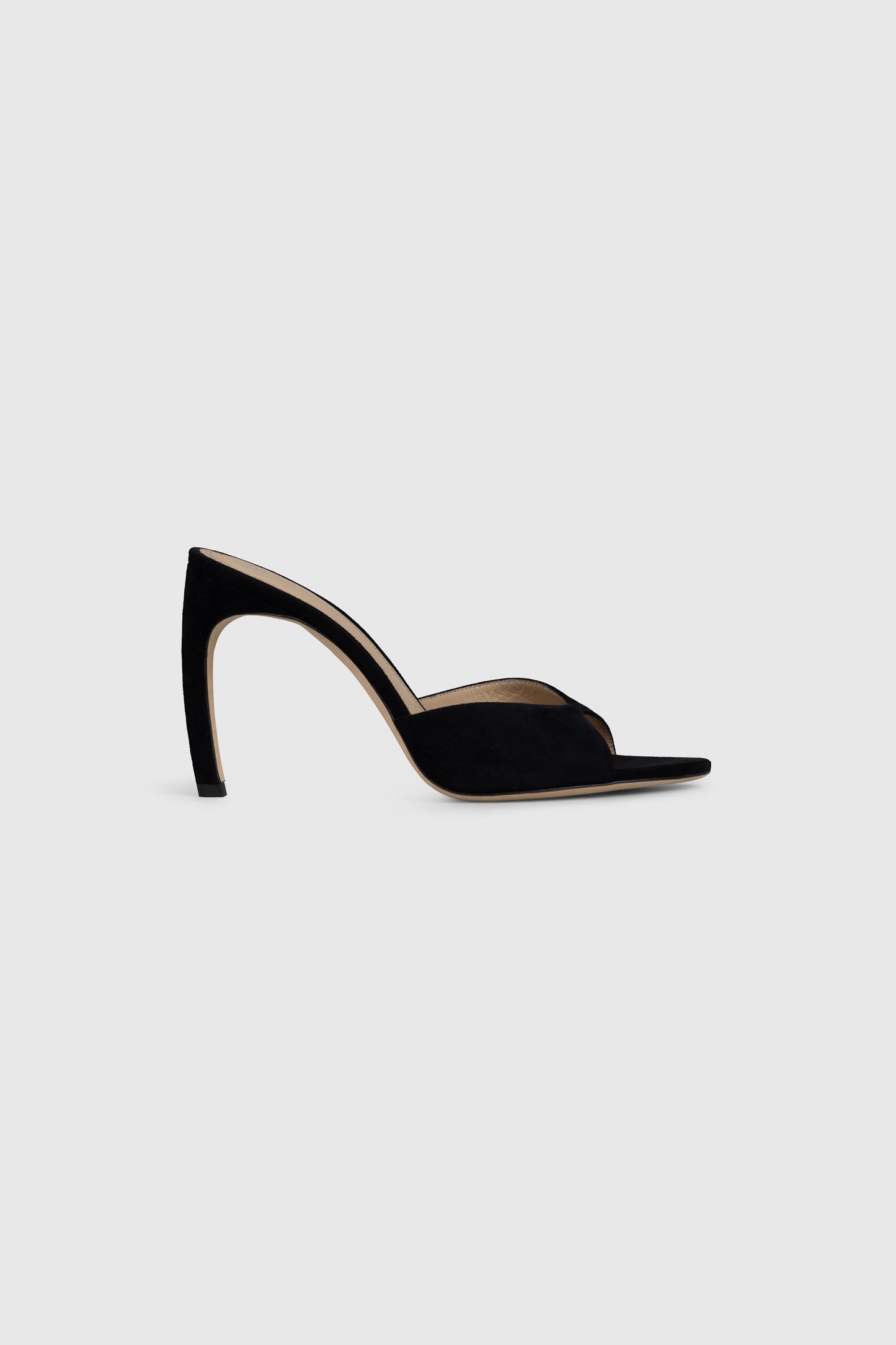 Harlow Open Toe Mule 100 Suede