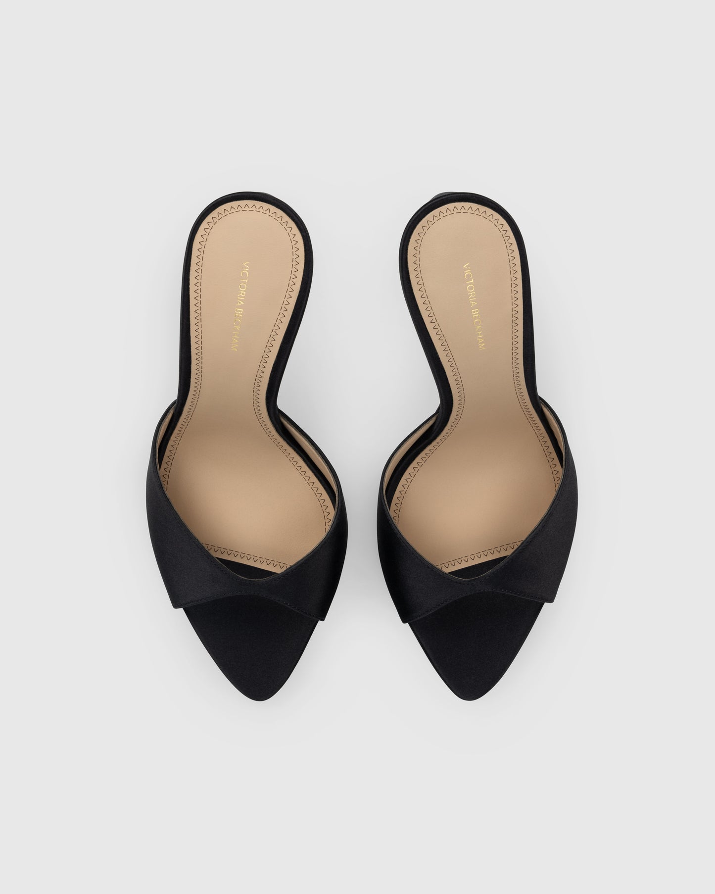 Harlow Open Toe Mule 100 Satin