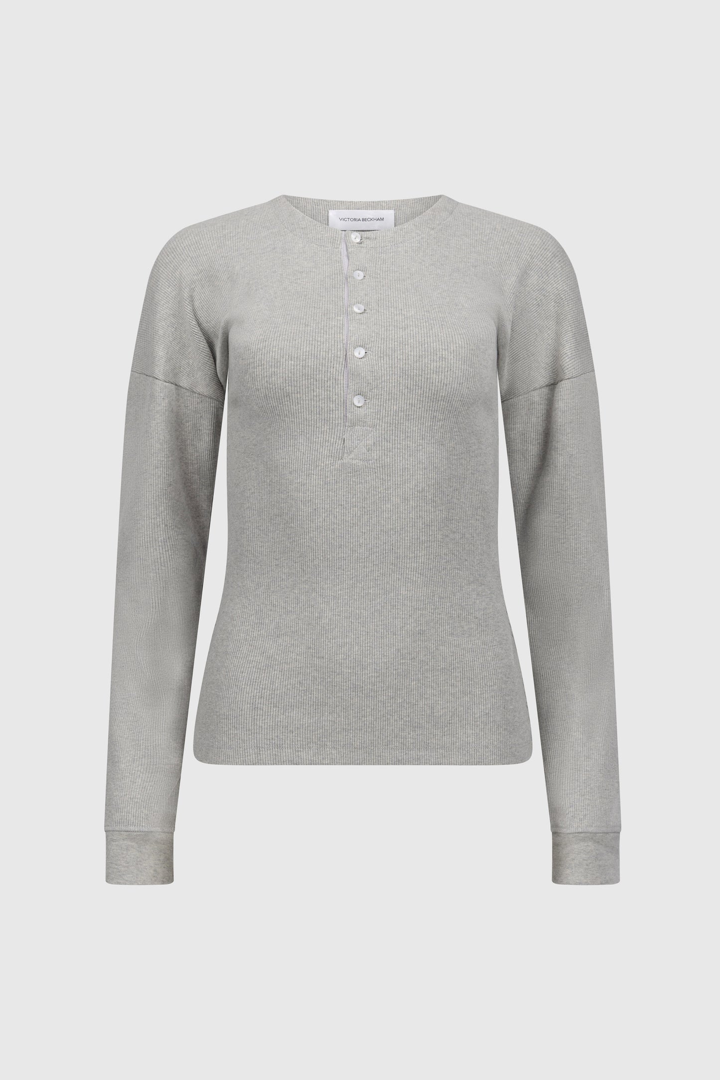 Hazel Top In Grey Marl