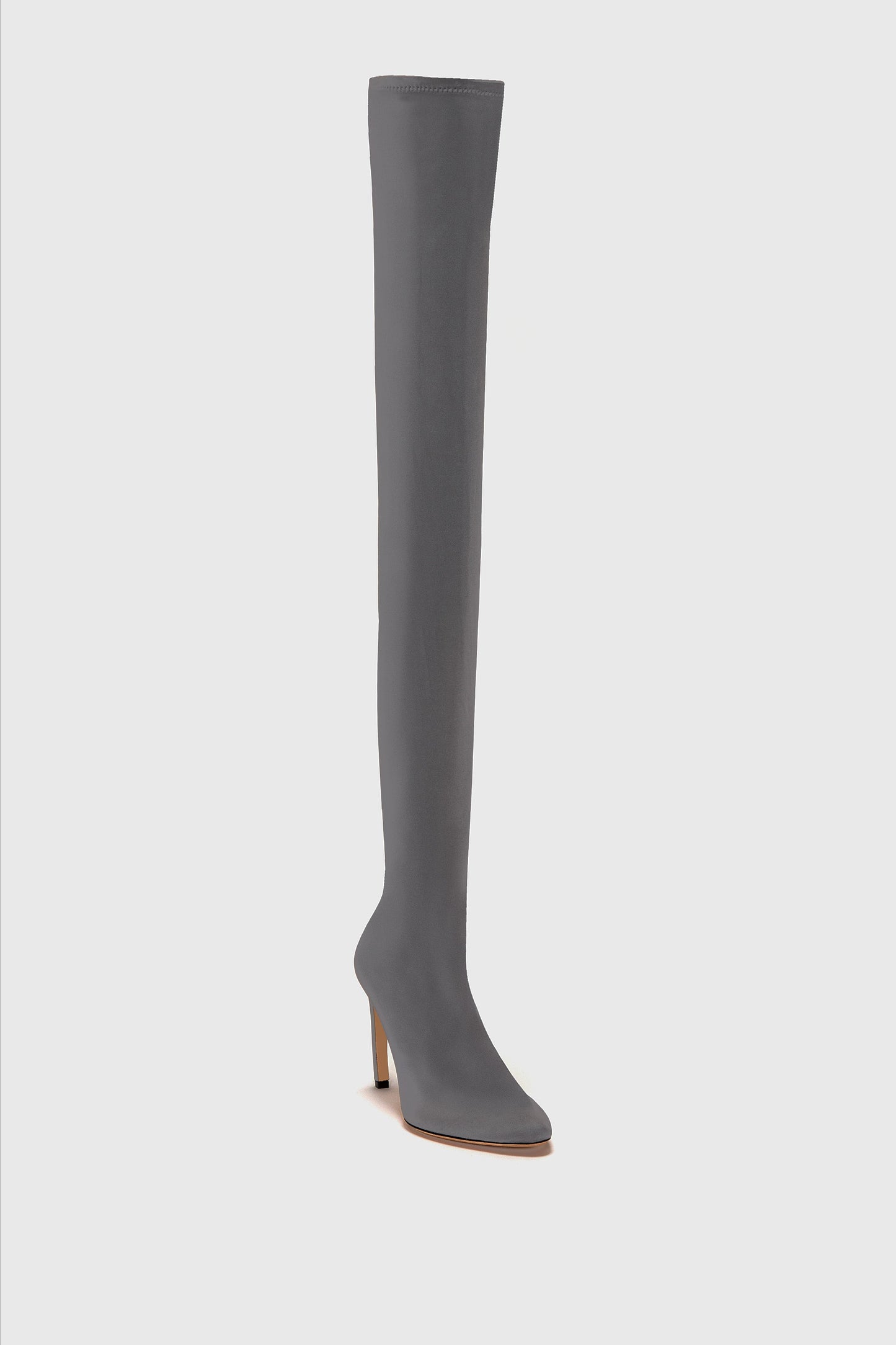 Harlow Thigh-High Stretch Boot 100 Jersey