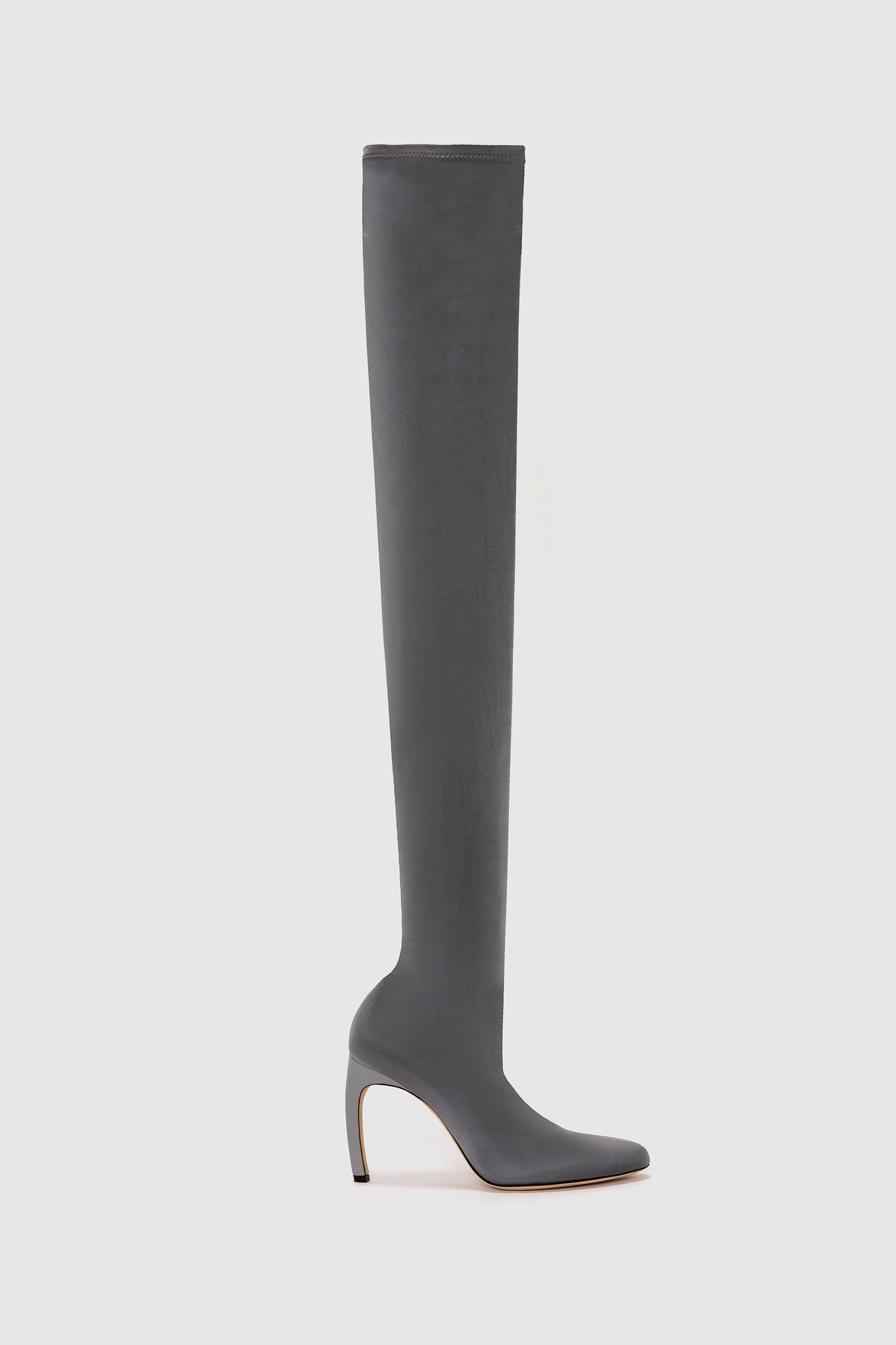 Harlow Thigh-High Stretch Boot 100 Jersey