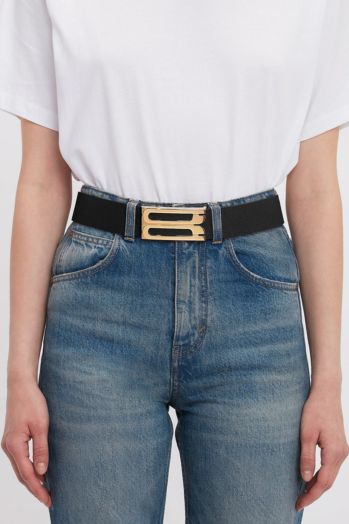 Dorian Frame Belt Jumbo 40mm Grainy Calf Leather
