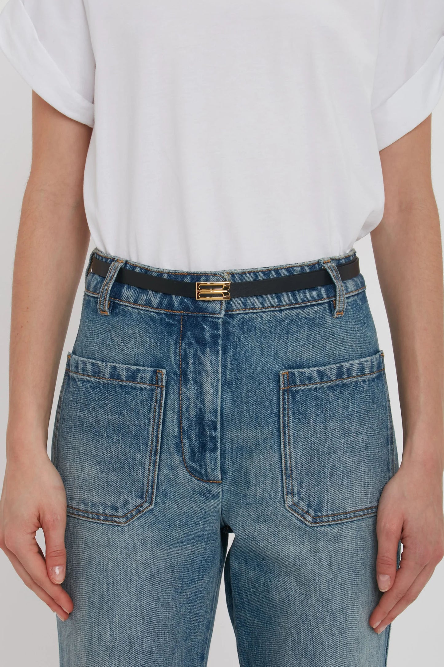 Dorian Frame Belt Micro 15mm Shiny Calf Leather