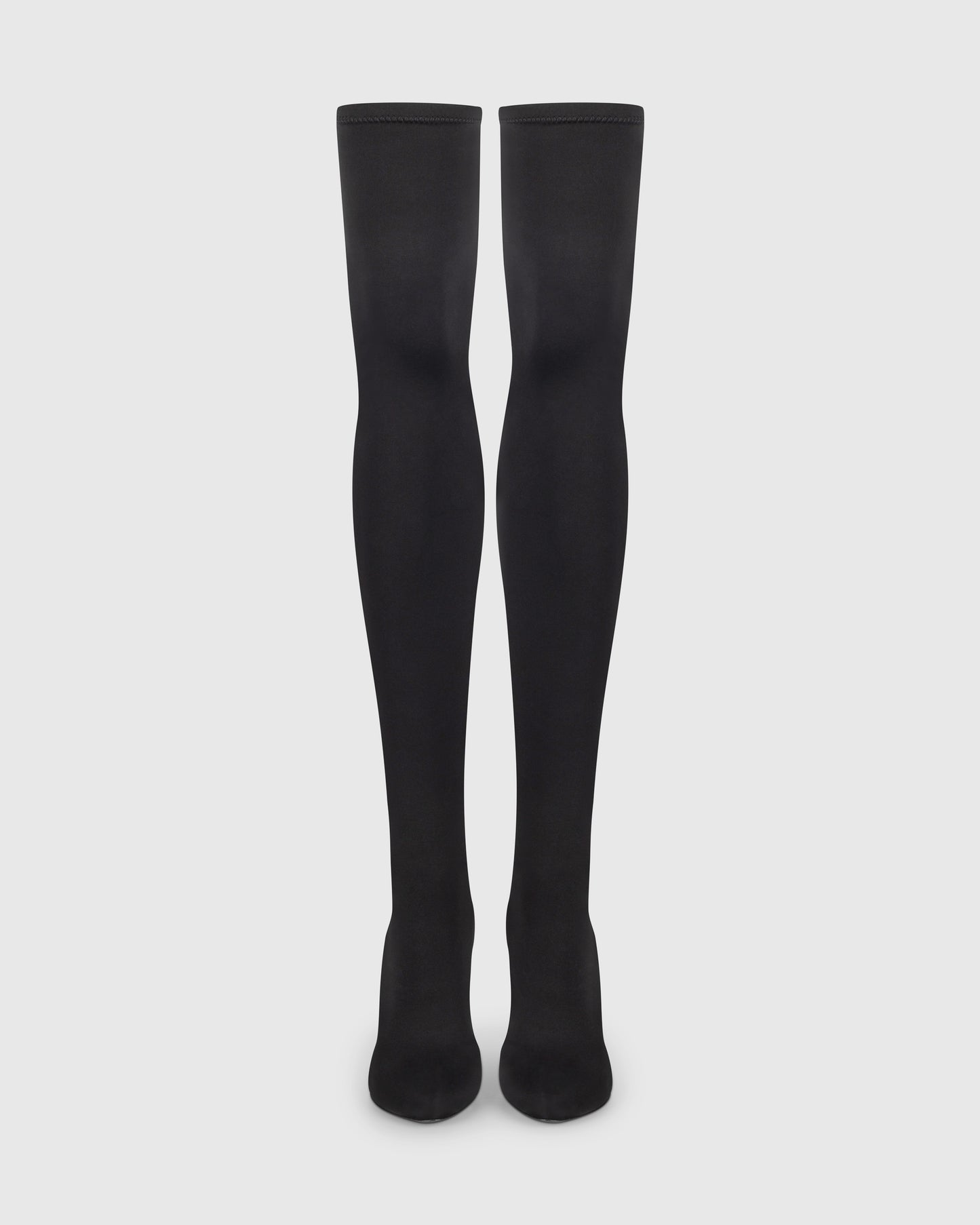 Harlow Thigh-High Stretch Boot 100 Jersey