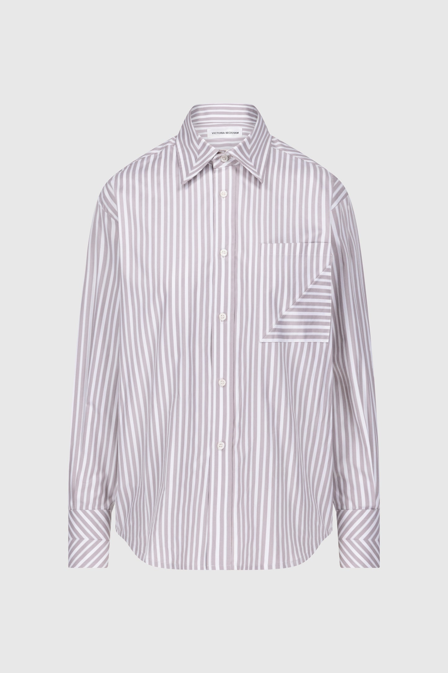 Pocket Detail Shirt In Lilac