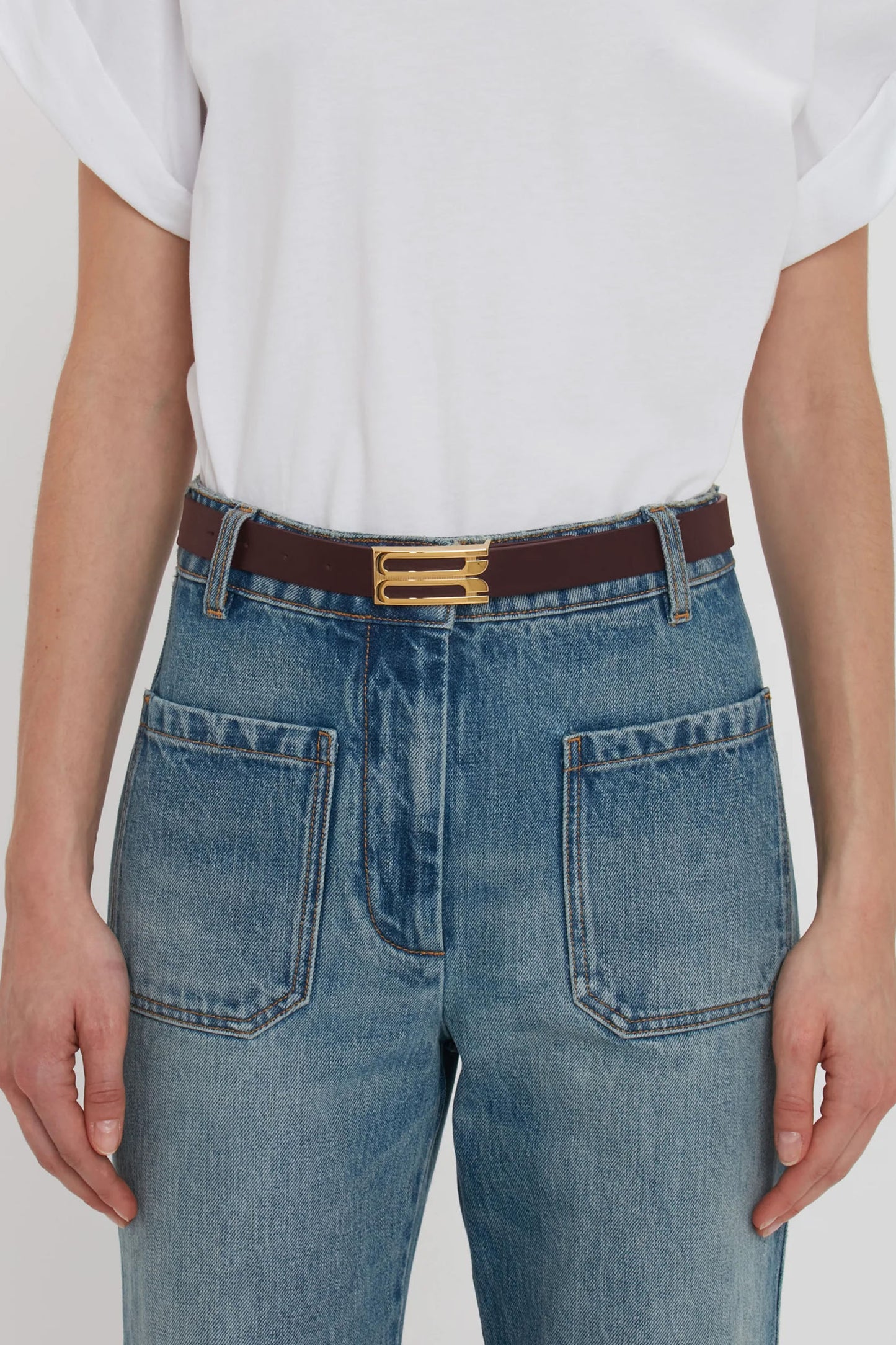Dorian Frame Belt 25mm Shiny Calf Leather