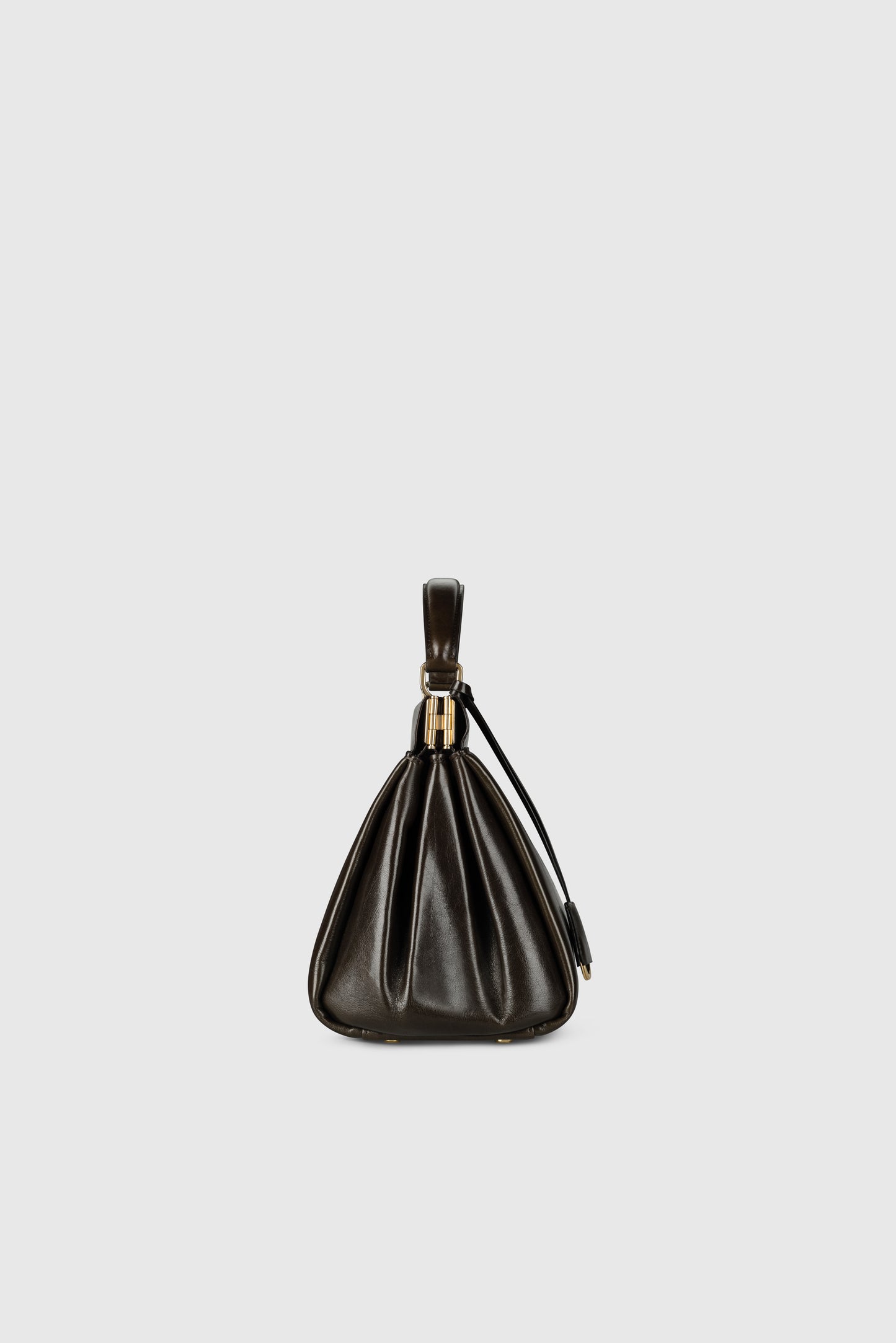 Sloane Frame Bag 28 Distressed Leather Dark