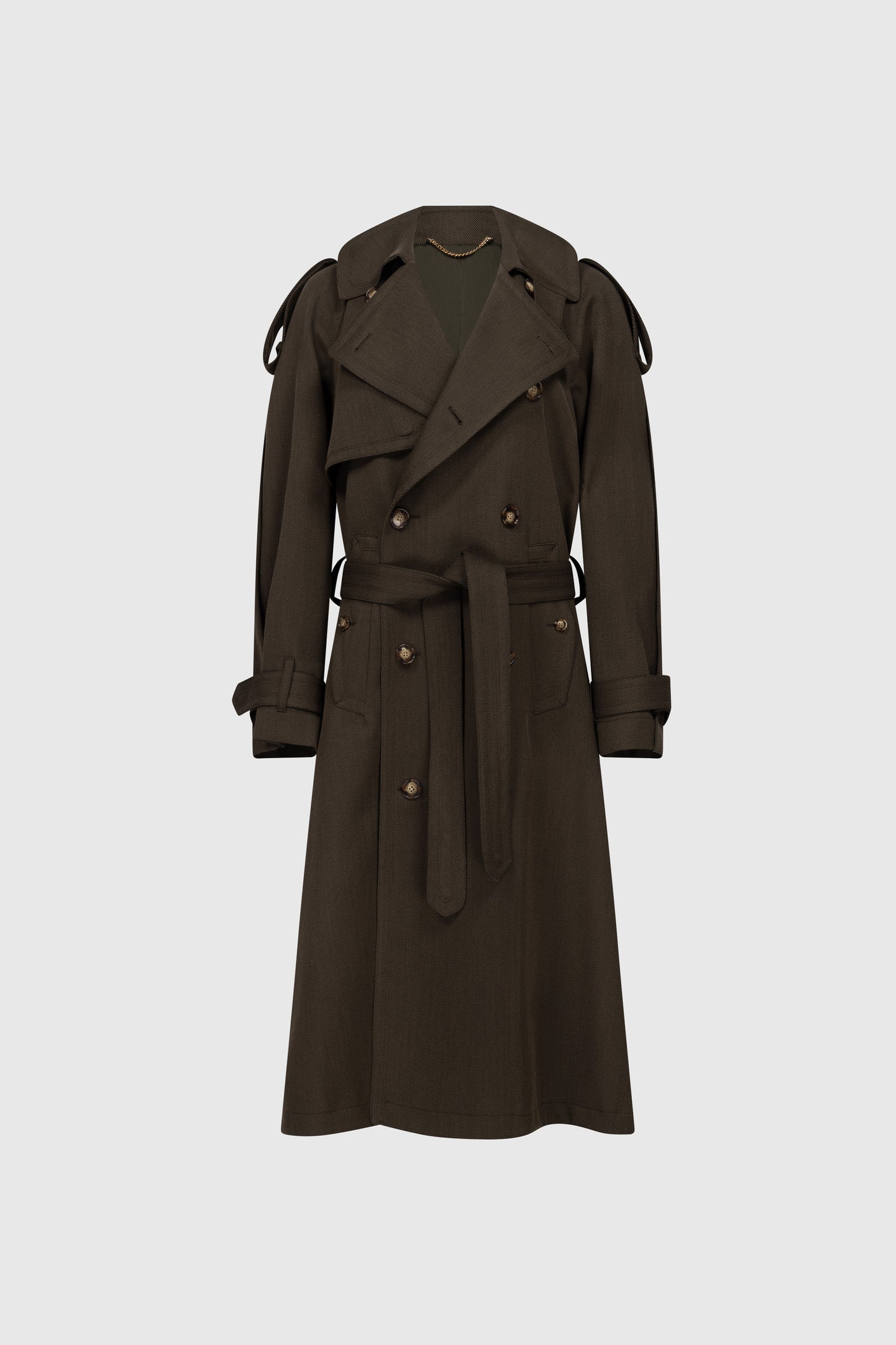 Trench Coat In Green