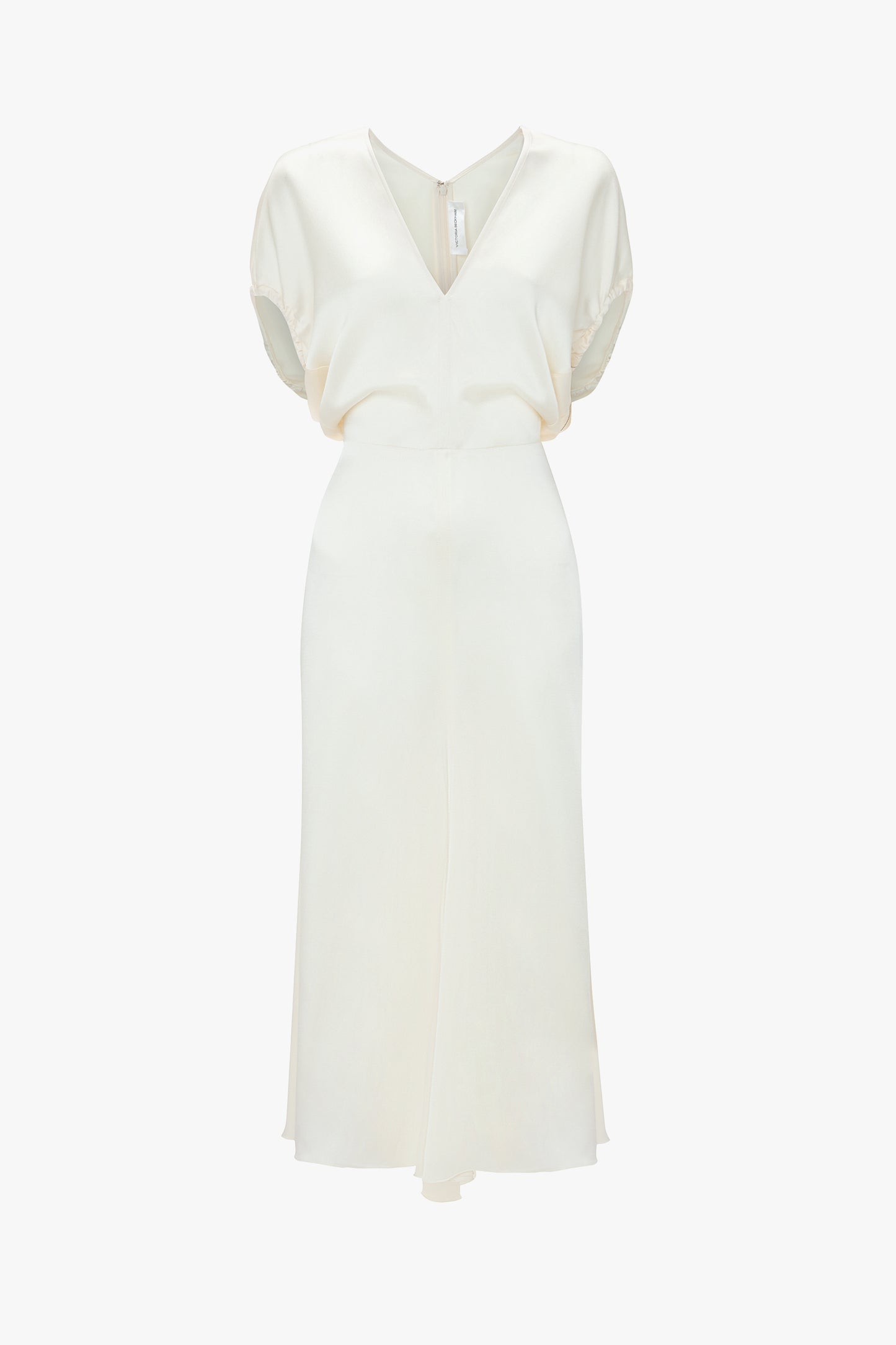 Edith Midi Dress In Ivory