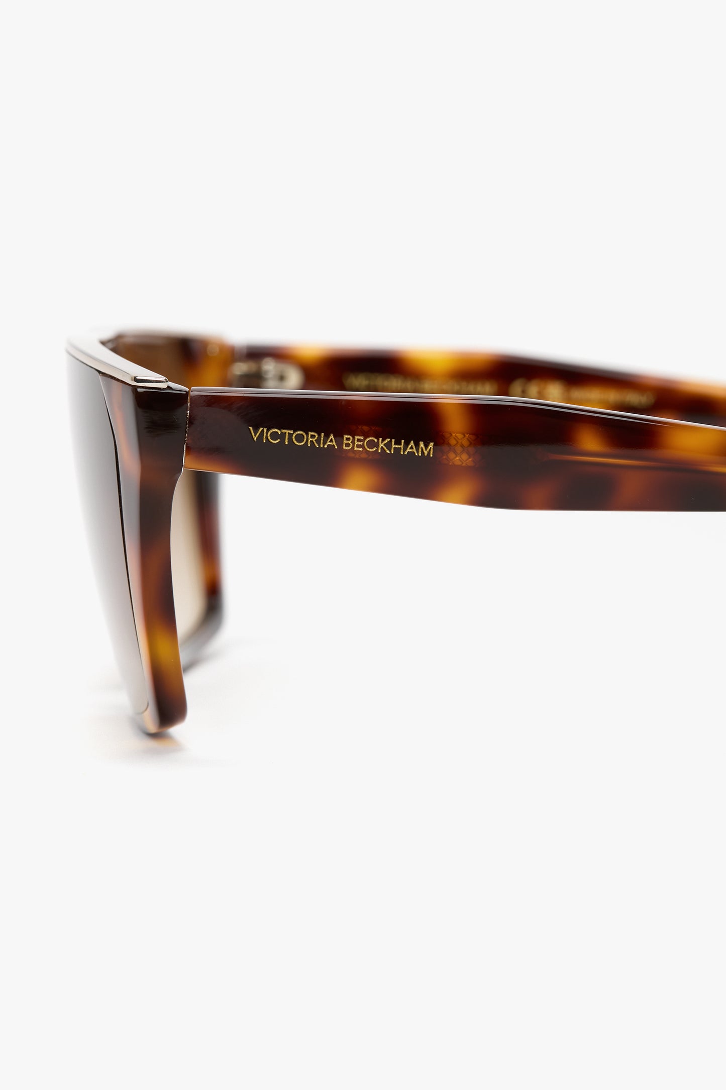 Flat Top Visor Sunglasses In Tortoise