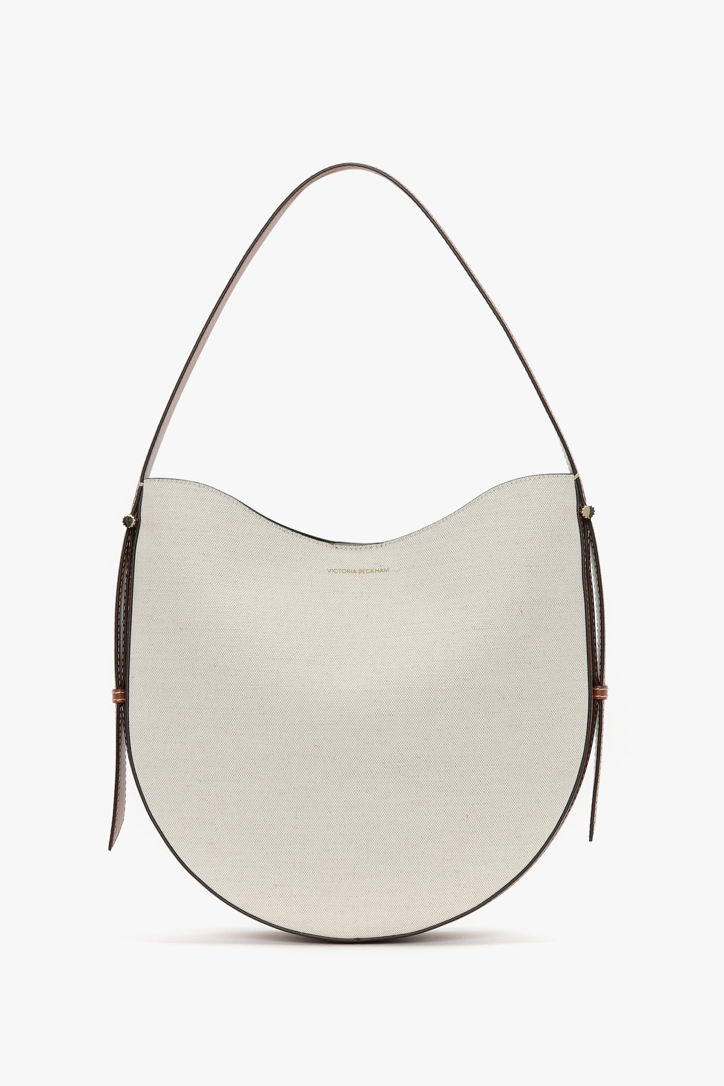 Dia Hobo Bag In Ivory Canvas