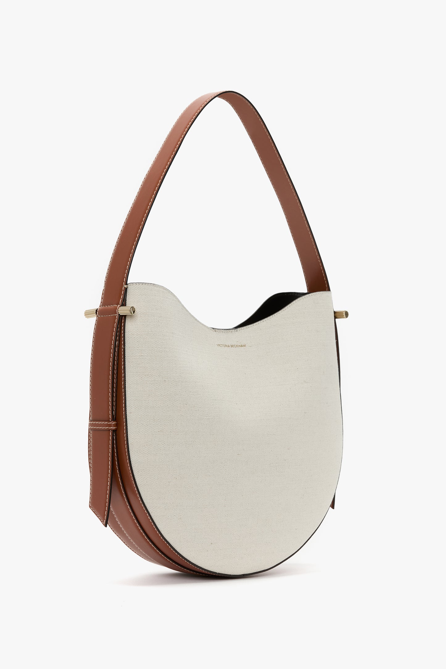 Dia Hobo Bag In Ivory Canvas