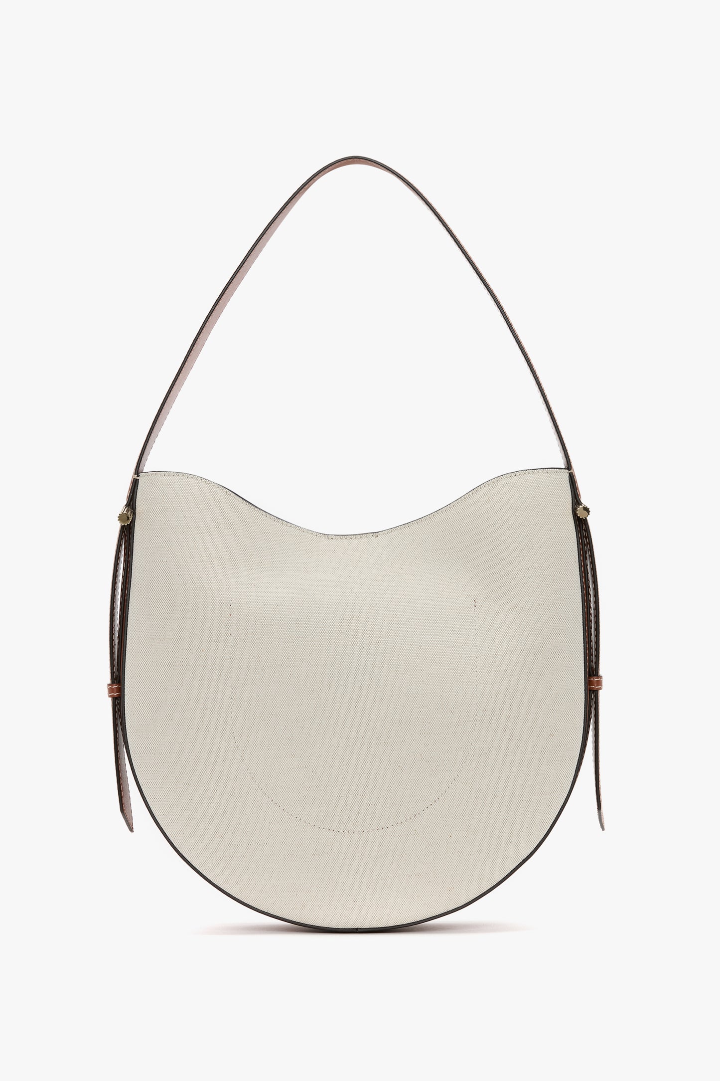 Dia Hobo Bag In Ivory Canvas