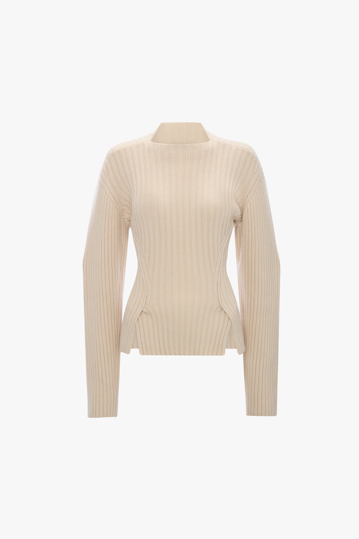 Ribbed Jumper In Elderflower