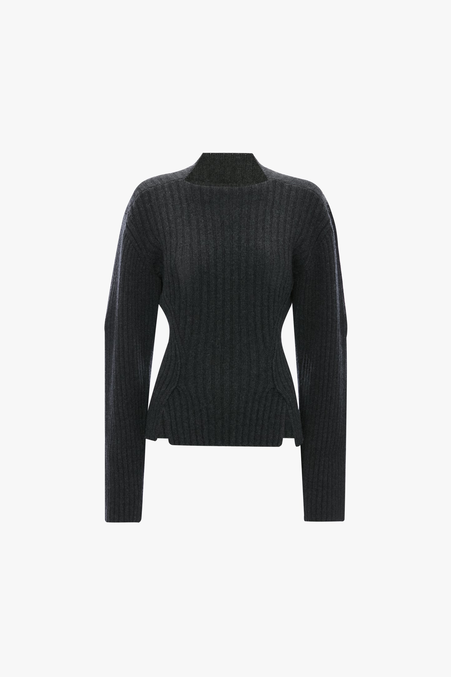 Rib Jumper In Ore Melange