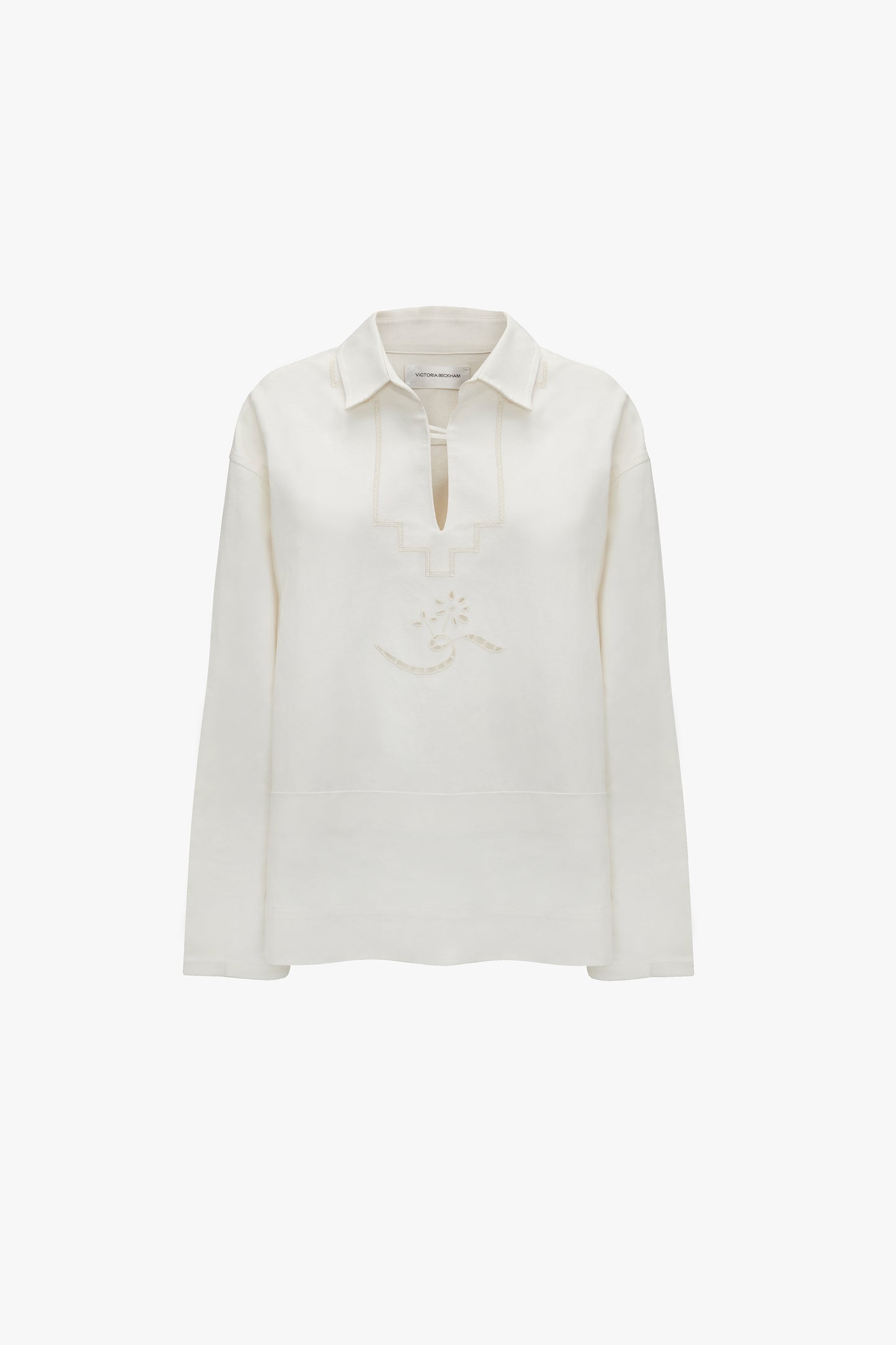 Embroidered Tunic In White