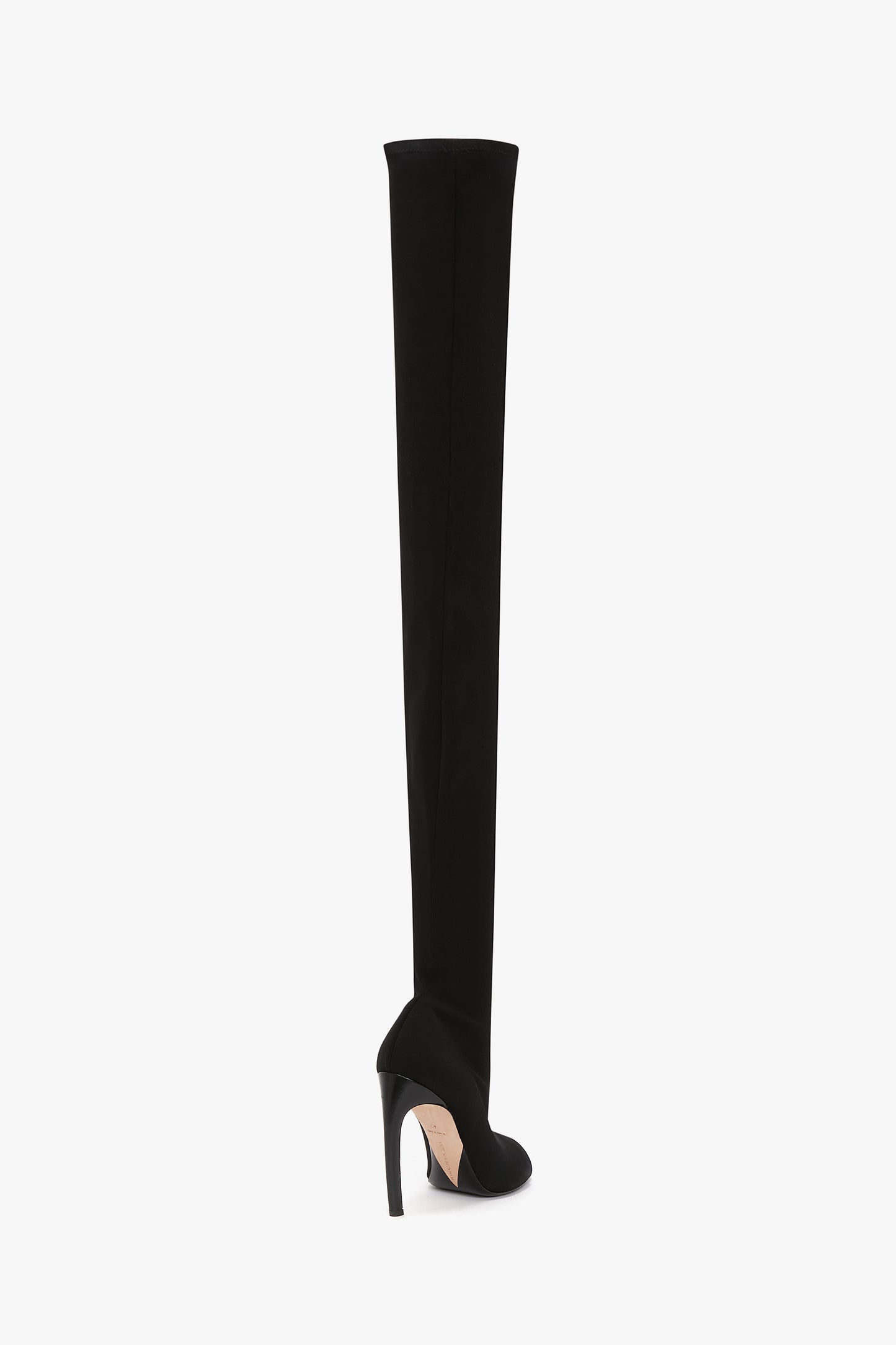 Harlow Peep Toe Stretch Jersey Boot 100