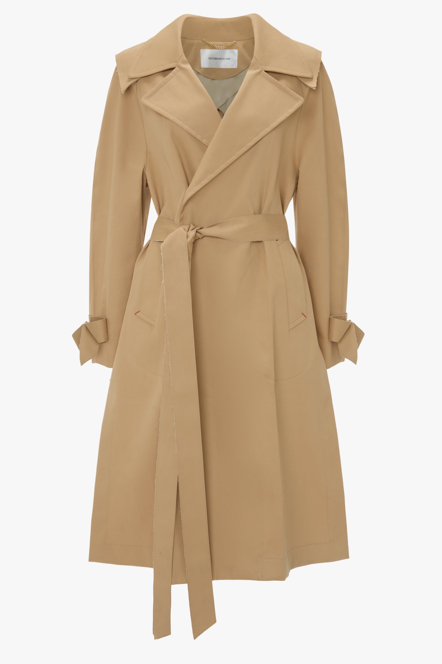 Raglan Trench Coat In Wheat
