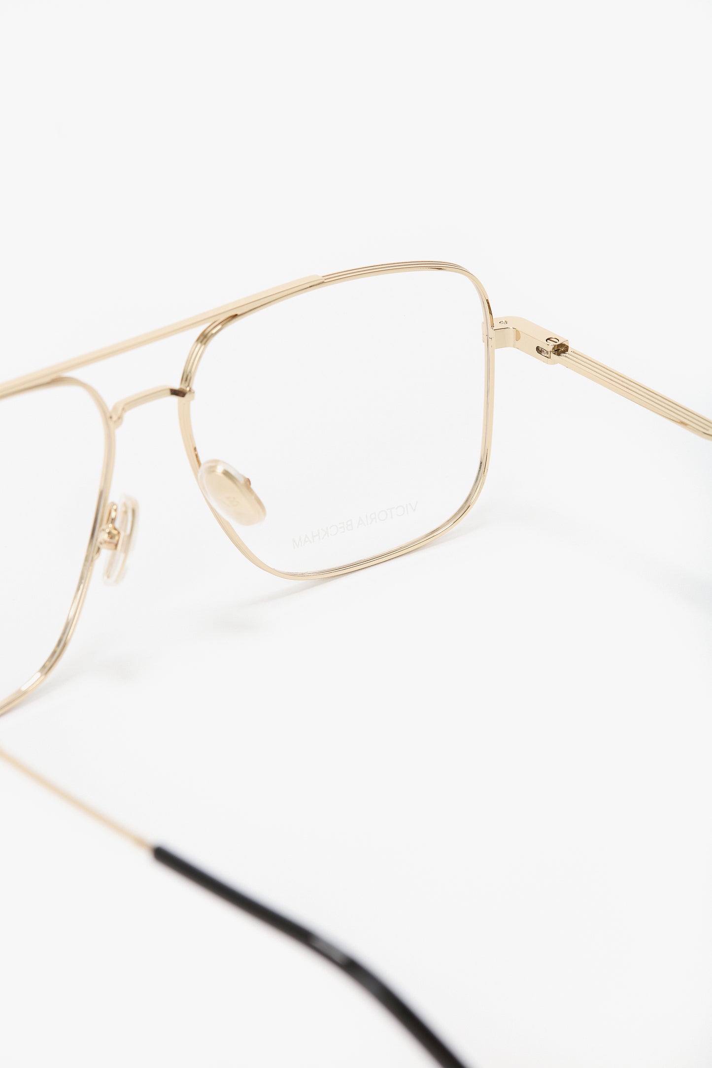 Fine Double Bridge Optical In Gold